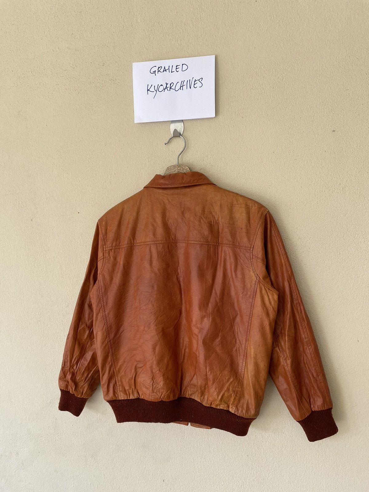 Vintage VINTAGE SHEARLING LEATHER JACKET Size US M / EU 48-50 / 2 - 7 Thumbnail