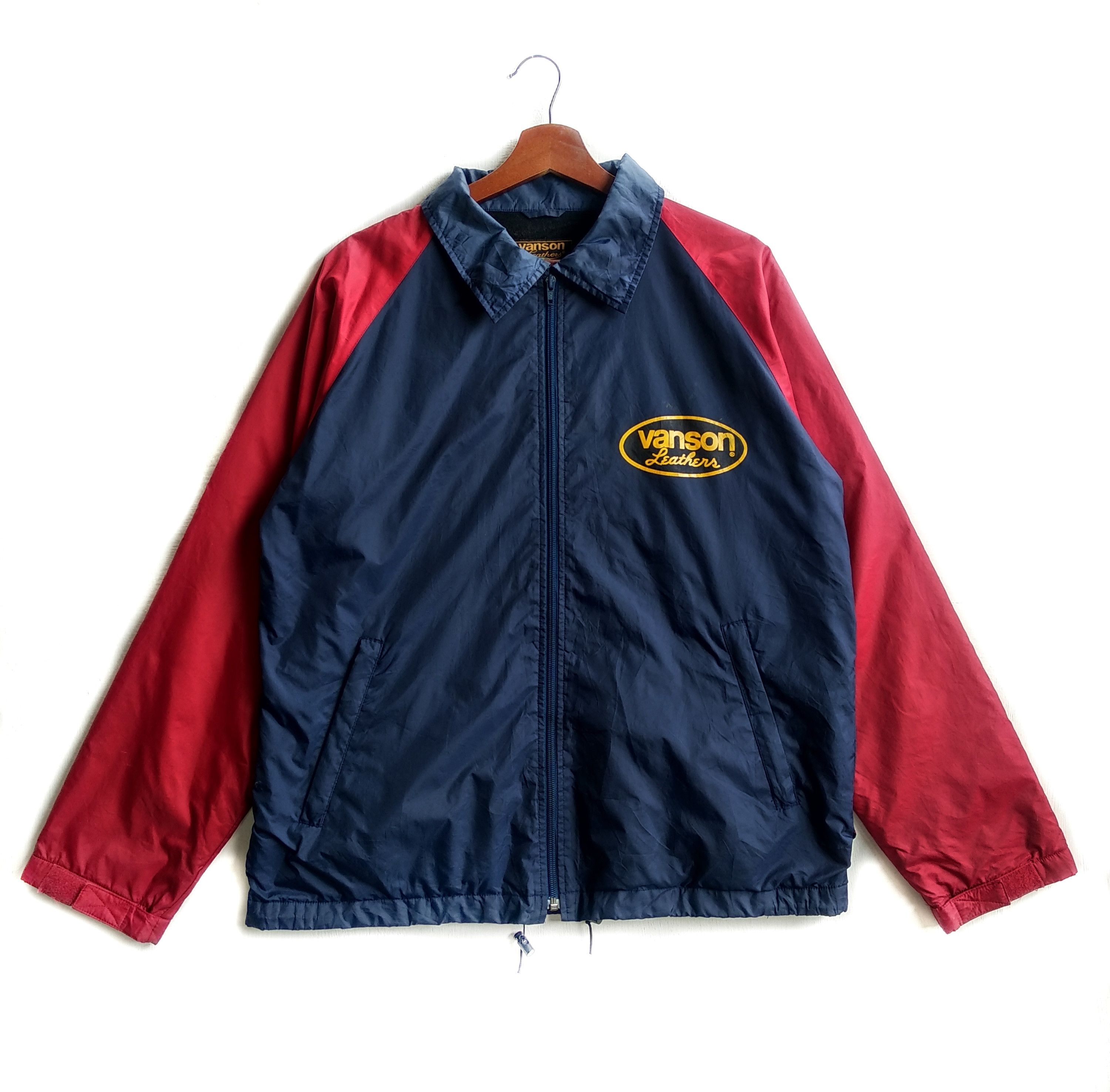 Vanson Leathers Vintage Vanson Leather Racing Windbreaker Jacket Size US M / EU 48-50 / 2 - 1 Thumbnail