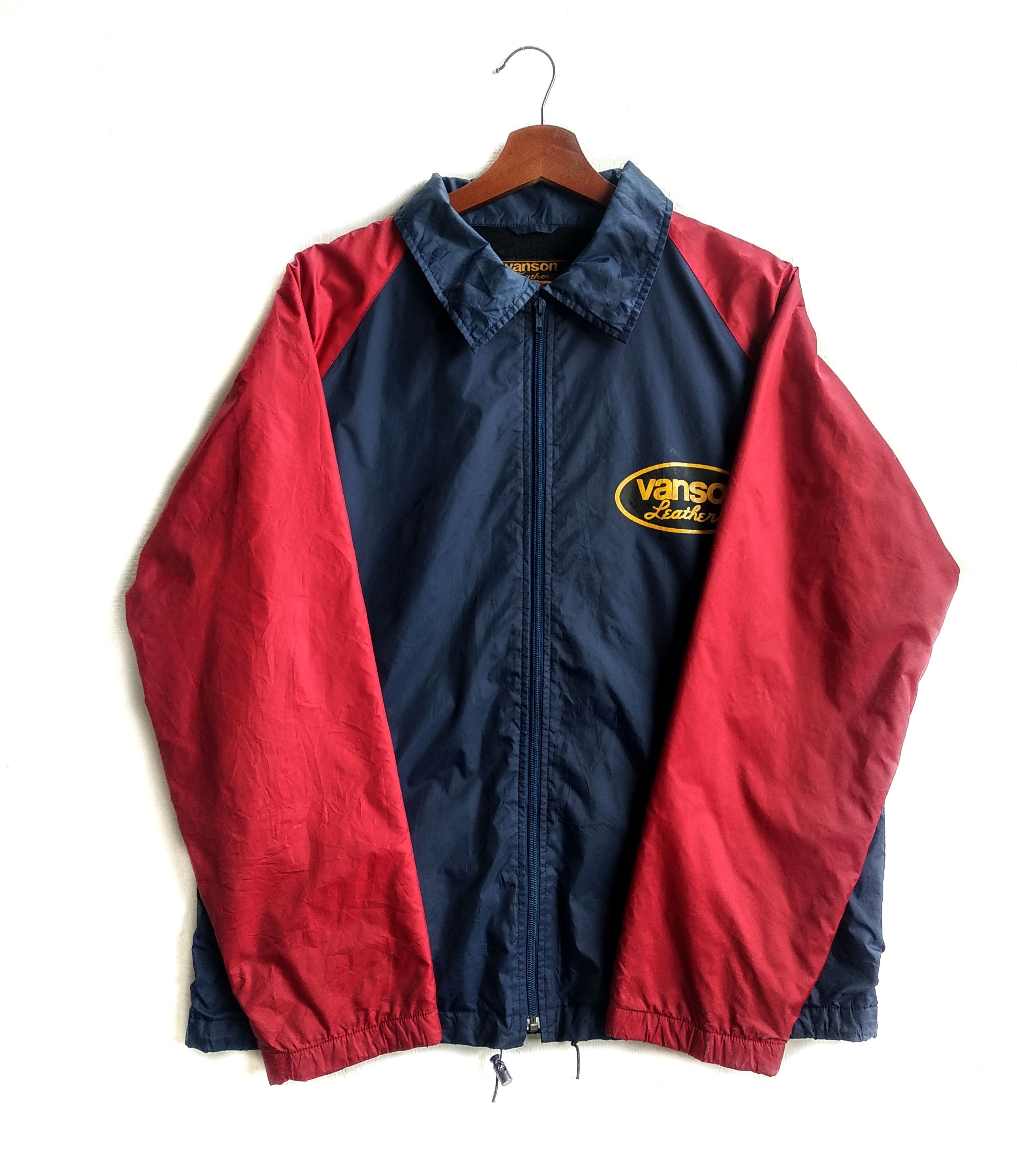 Vanson Leathers Vintage Vanson Leather Racing Windbreaker Jacket Size US M / EU 48-50 / 2 - 2 Thumbnail