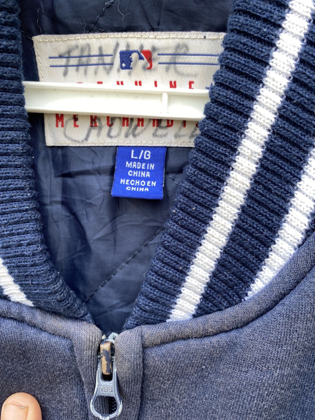 MLB × Vintage Sun faded yankees all star games varsity downcotton jacket Size US L / EU 52-54 / 3 - 4 Thumbnail