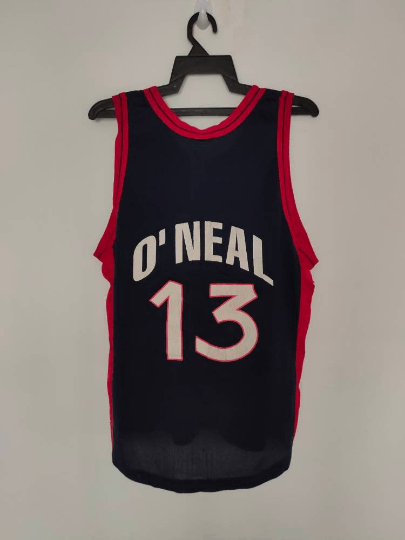 Champion Vintage 90s USA O'NEAL 13 NBA JERSEY Size US M / EU 48-50 / 2 - 2 Thumbnail