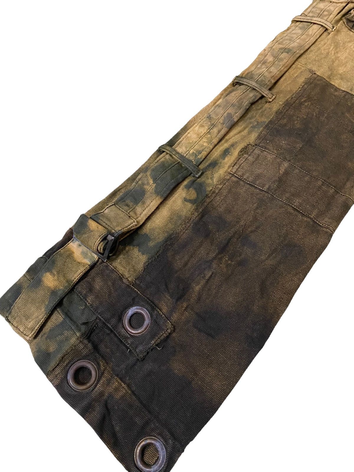 Number (N)ine 💥Avant Garde Flare Albe Cargo Canvas Pant Size US 29 - 7 Thumbnail