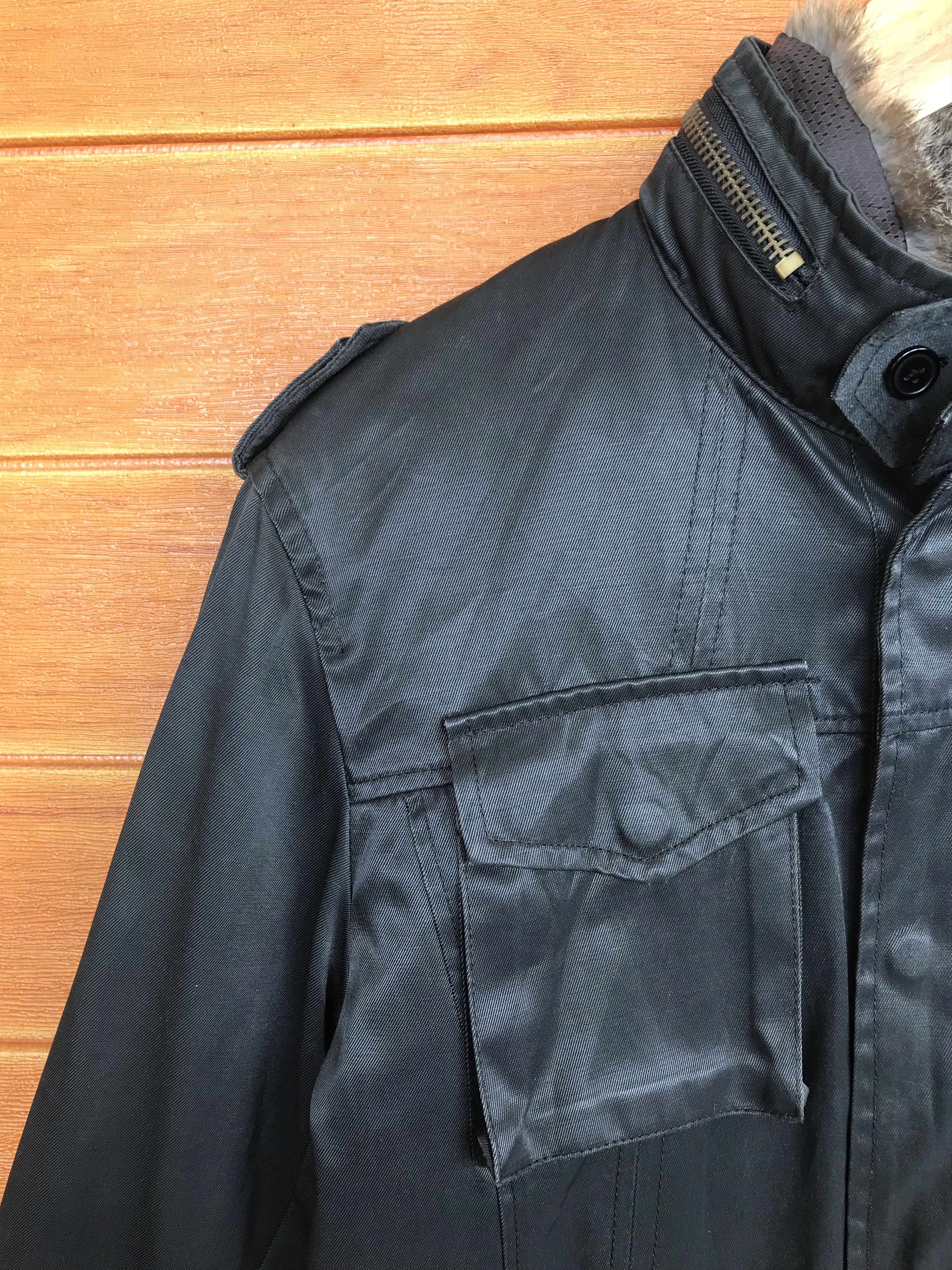 Japanese Brand APESTAIN Exclusive Faux Fur Work Jacket Size US M / EU 48-50 / 2 - 3 Thumbnail