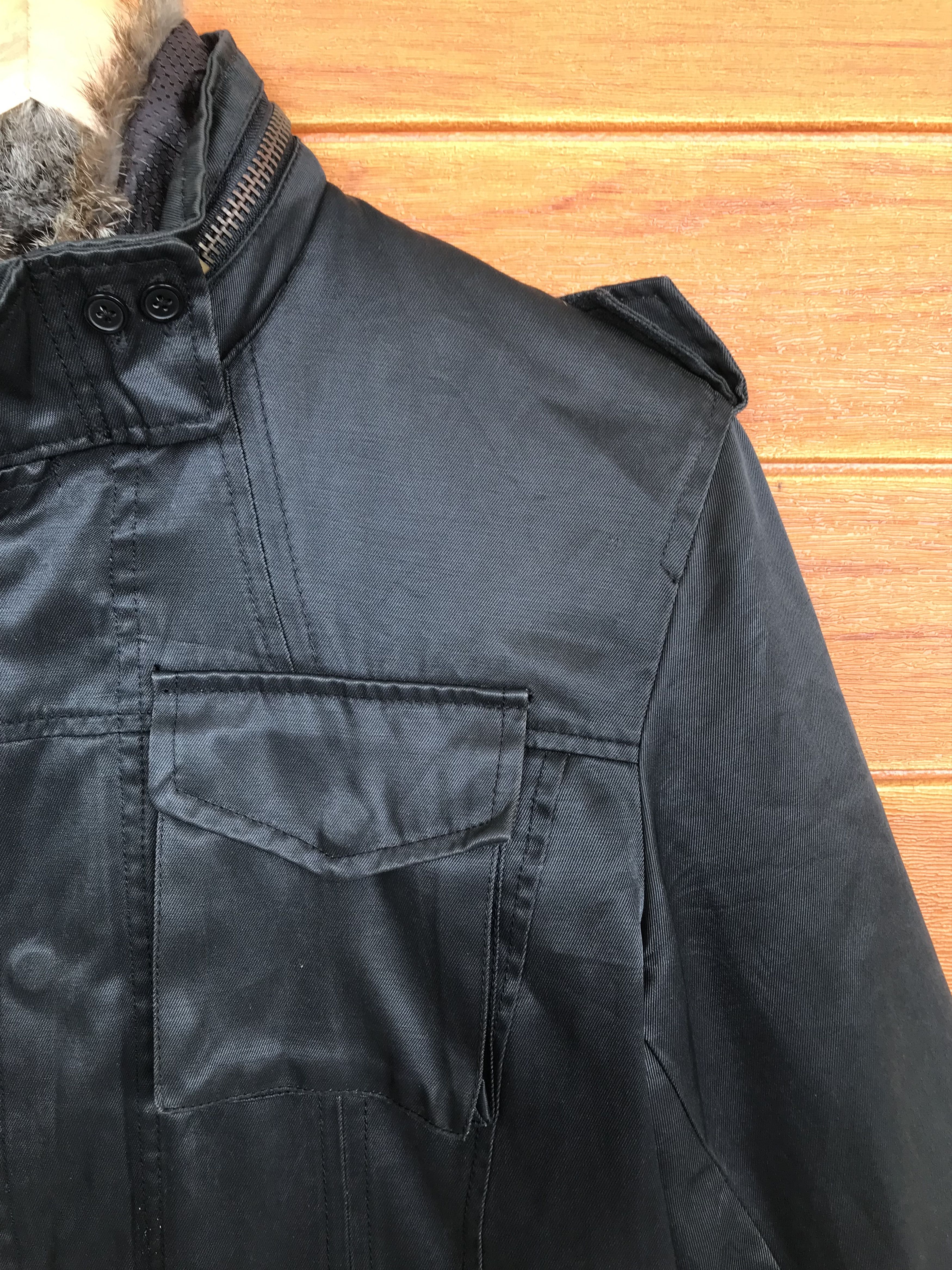 Japanese Brand APESTAIN Exclusive Faux Fur Work Jacket Size US M / EU 48-50 / 2 - 4 Thumbnail