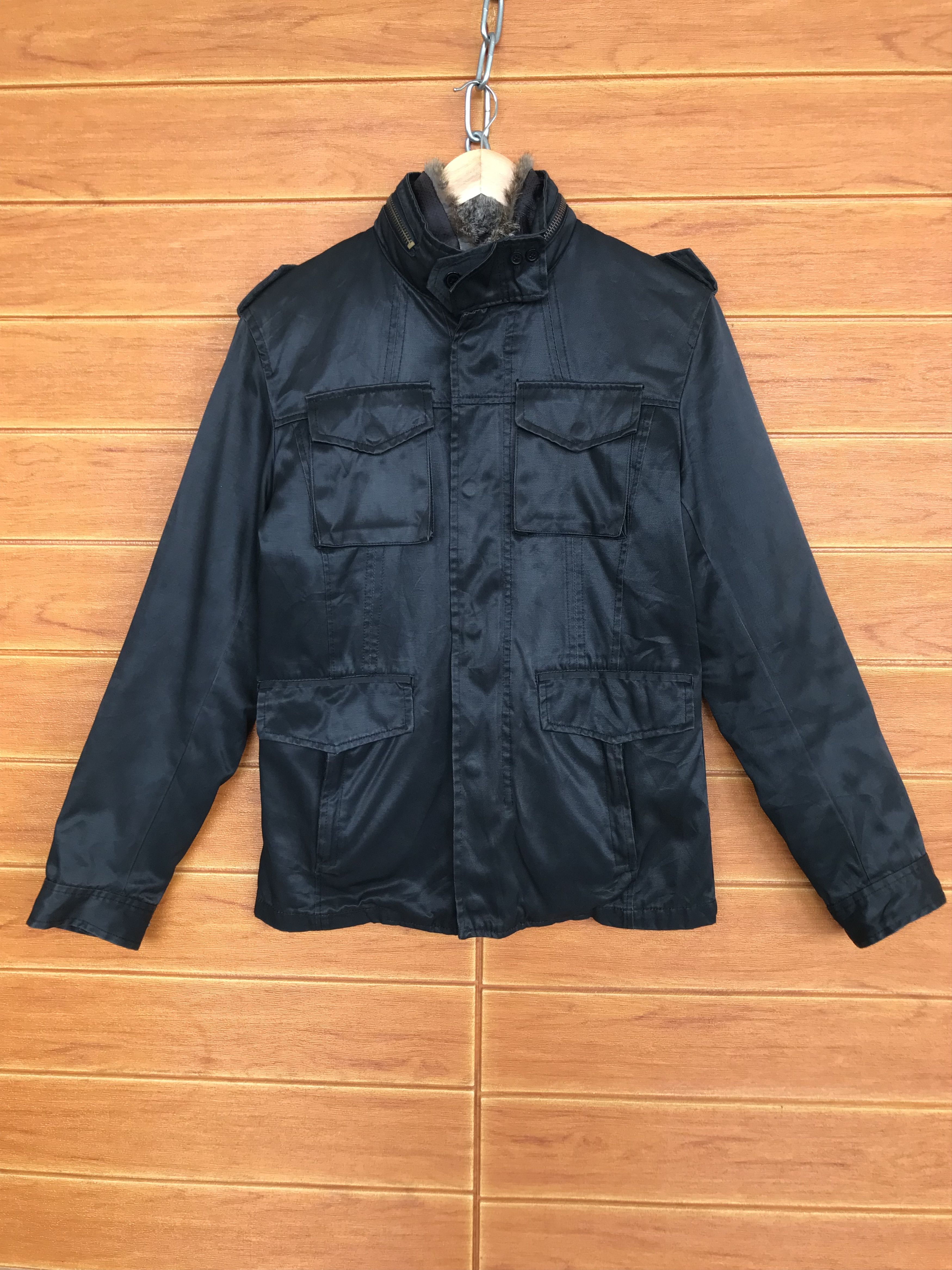 Japanese Brand APESTAIN Exclusive Faux Fur Work Jacket Size US M / EU 48-50 / 2 - 2 Thumbnail