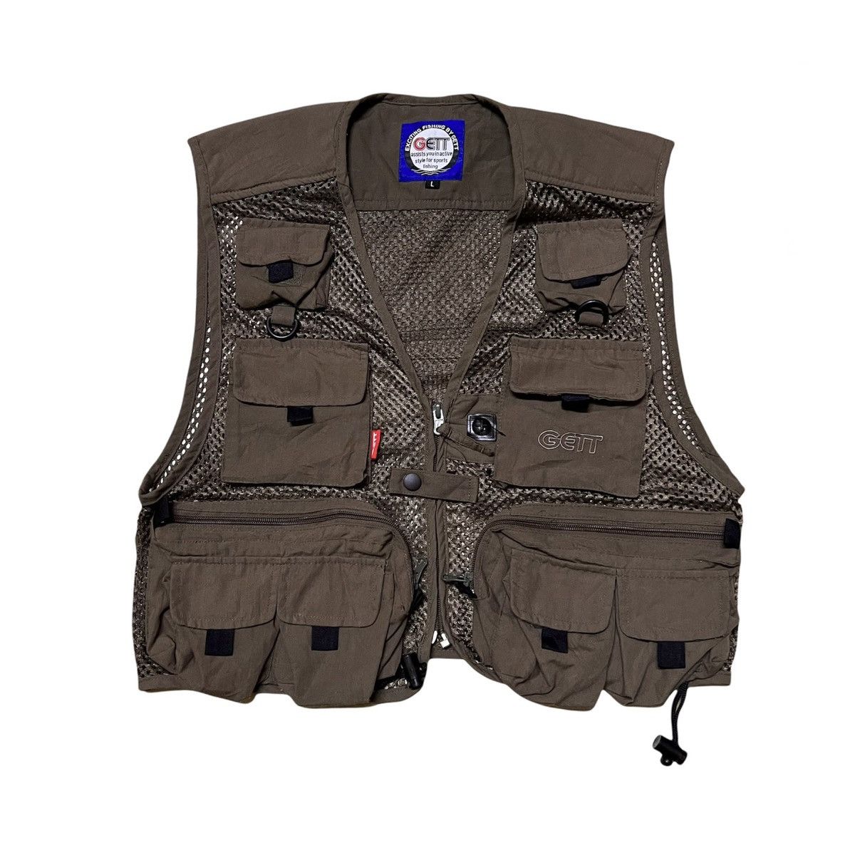 Japanese Brand Gett Utility Vest Multipockets Tactical Style Vest Size US L / EU 52-54 / 3 - 1 Thumbnail