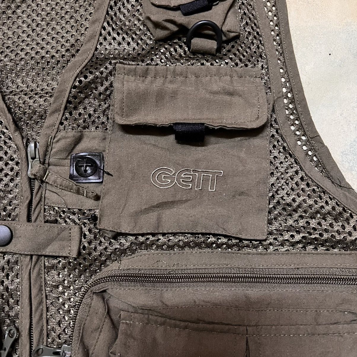 Japanese Brand Gett Utility Vest Multipockets Tactical Style Vest Size US L / EU 52-54 / 3 - 2 Thumbnail