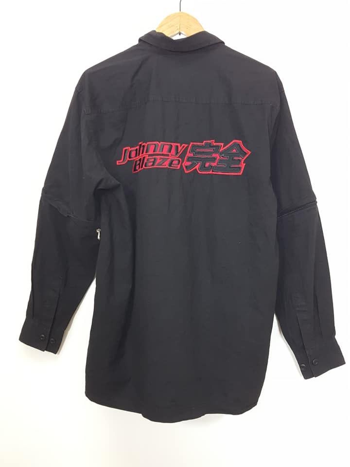 Vintage Johnny Blaze Spell Out Detachable Shirt Size US XL / EU 56 / 4 - 1 Thumbnail
