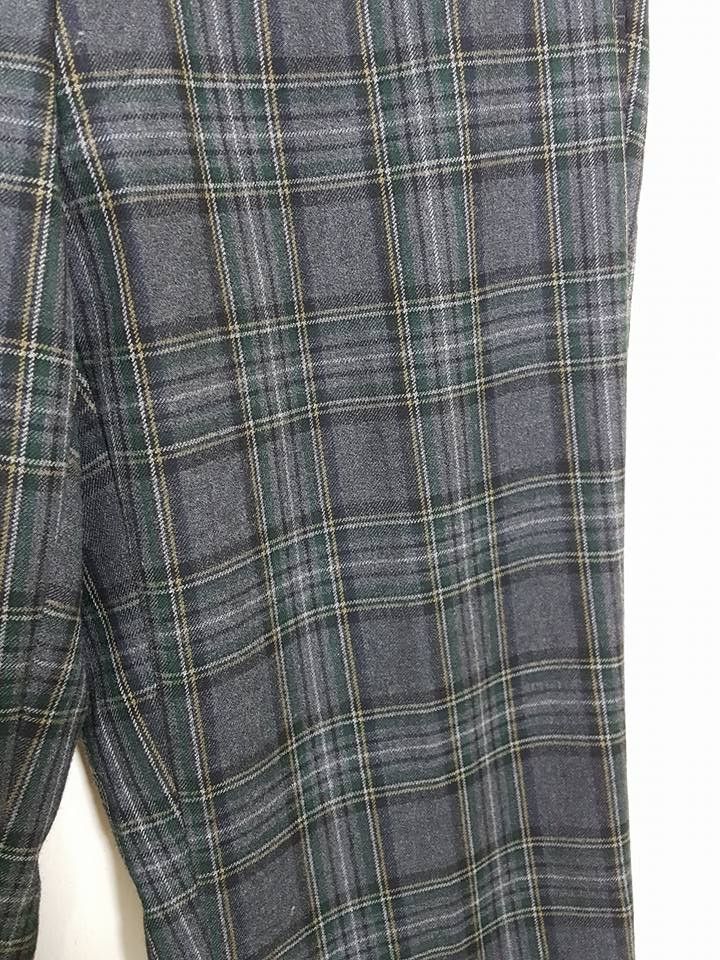 Macbeth × Vintage Wool Tartan Plaid Wide Pants Size US 29 - 9 Thumbnail