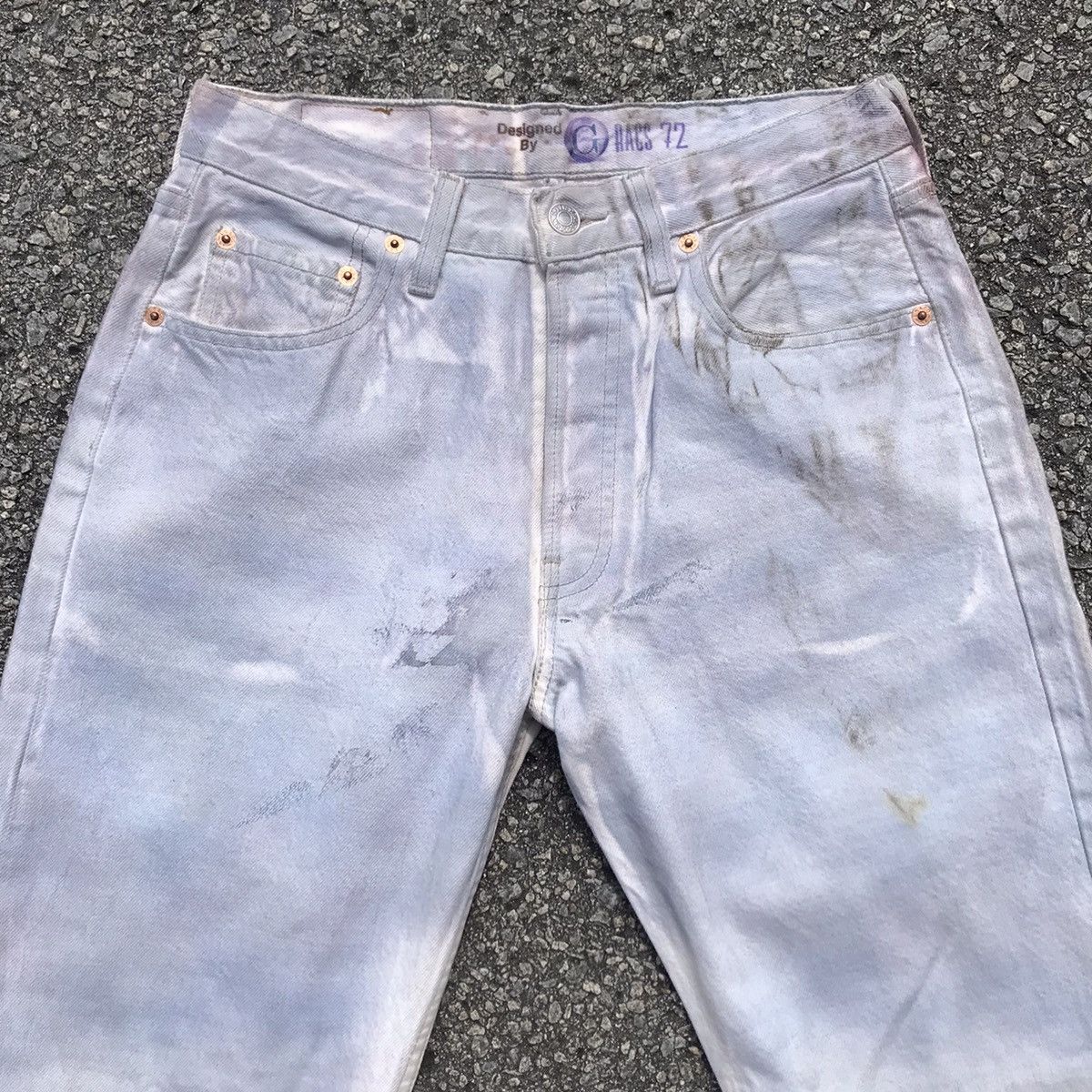 Levi's Vintage Levis 501 Nirvana Jeans 29x28 Size US 29 - 3 Thumbnail