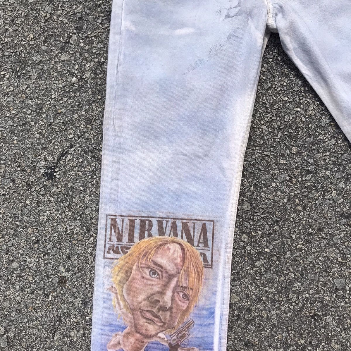 Levi's Vintage Levis 501 Nirvana Jeans 29x28 Size US 29 - 4 Thumbnail
