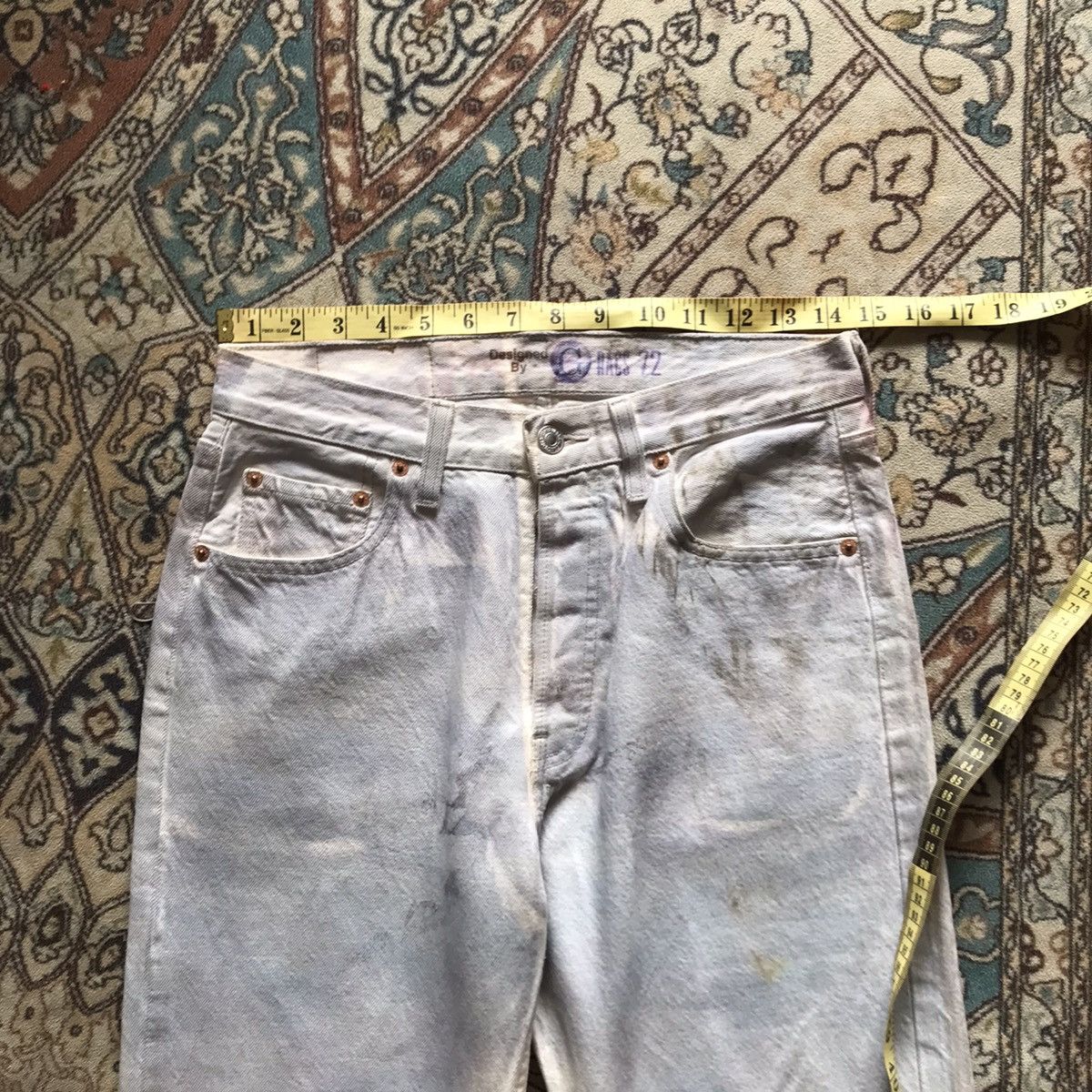 Levi's Vintage Levis 501 Nirvana Jeans 29x28 Size US 29 - 18 Thumbnail
