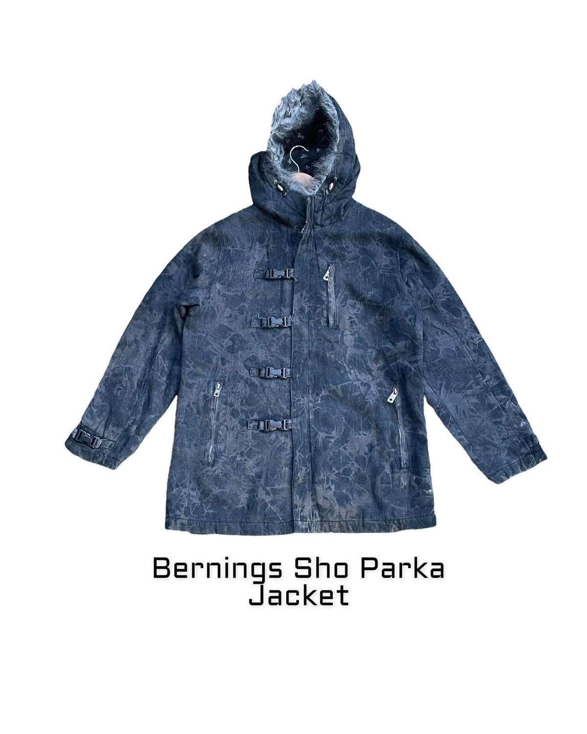 Japanese Brand Bernings Sho Camo Parka Jacket Size US L / EU 52-54 / 3 - 1 Thumbnail