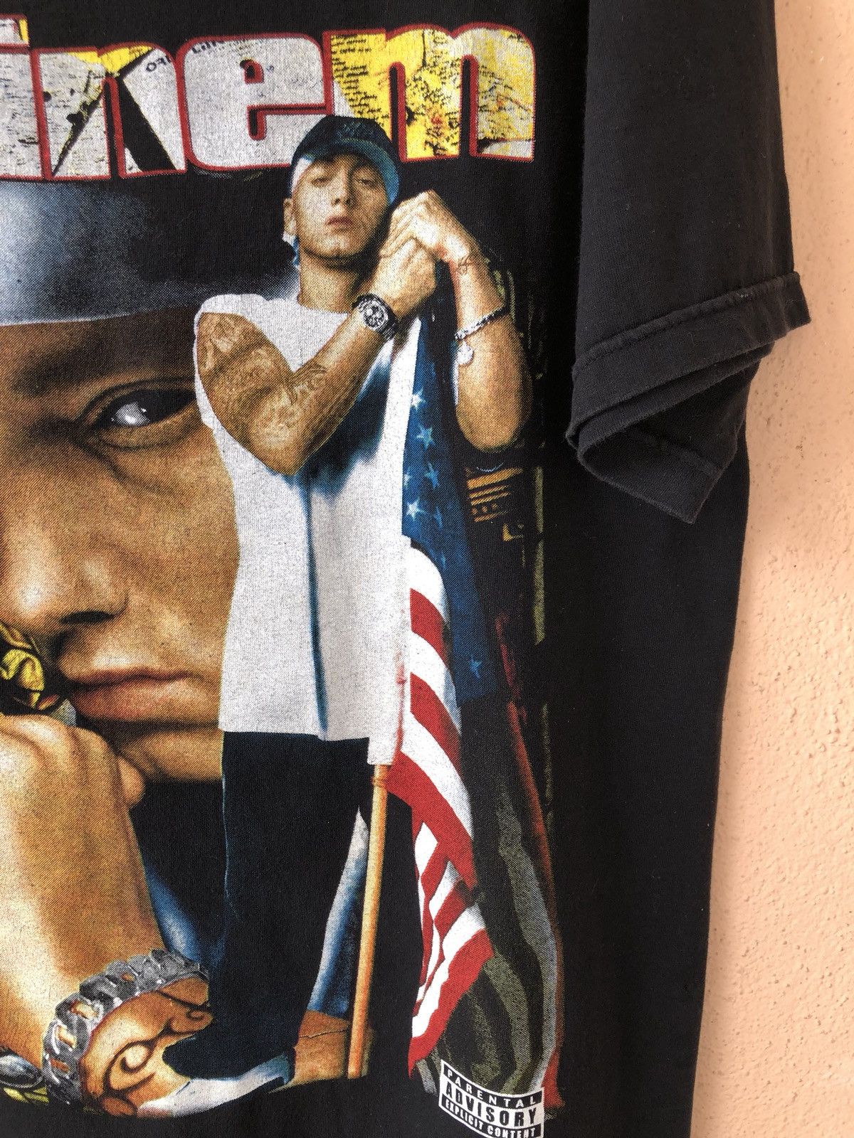 Eminem × Rap Tees × Vintage Vintage EMINEM Bootleg Rap Tee Rare Size US L / EU 52-54 / 3 - 4 Thumbnail