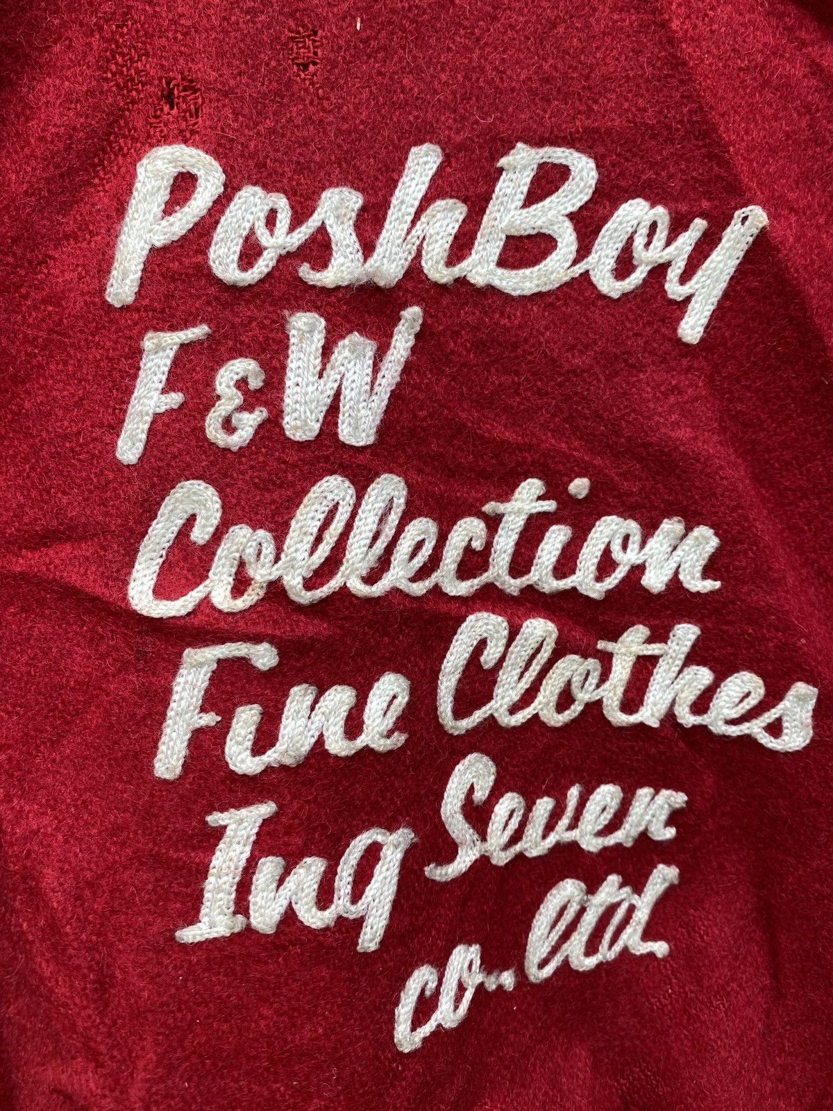 Japanese Brand Delete eneytime 🔥🔥🔥Vintage posh boy versity jacket Size US L / EU 52-54 / 3 - 3 Thumbnail