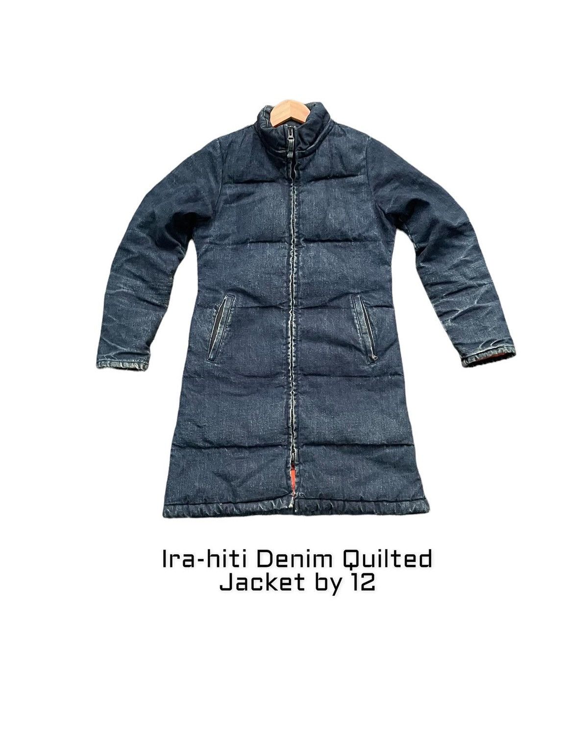 Very Rare Ira-Hiti Denim Quilted Jacket