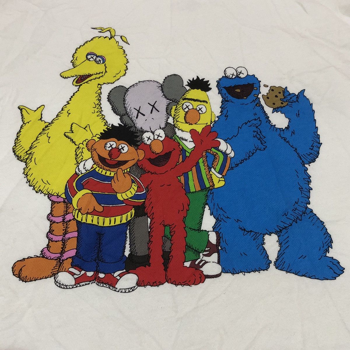 Kaws × Uniqlo Kaws Sesame Street Pullover Hoodie Size US M / EU 48-50 / 2 - 2 Thumbnail