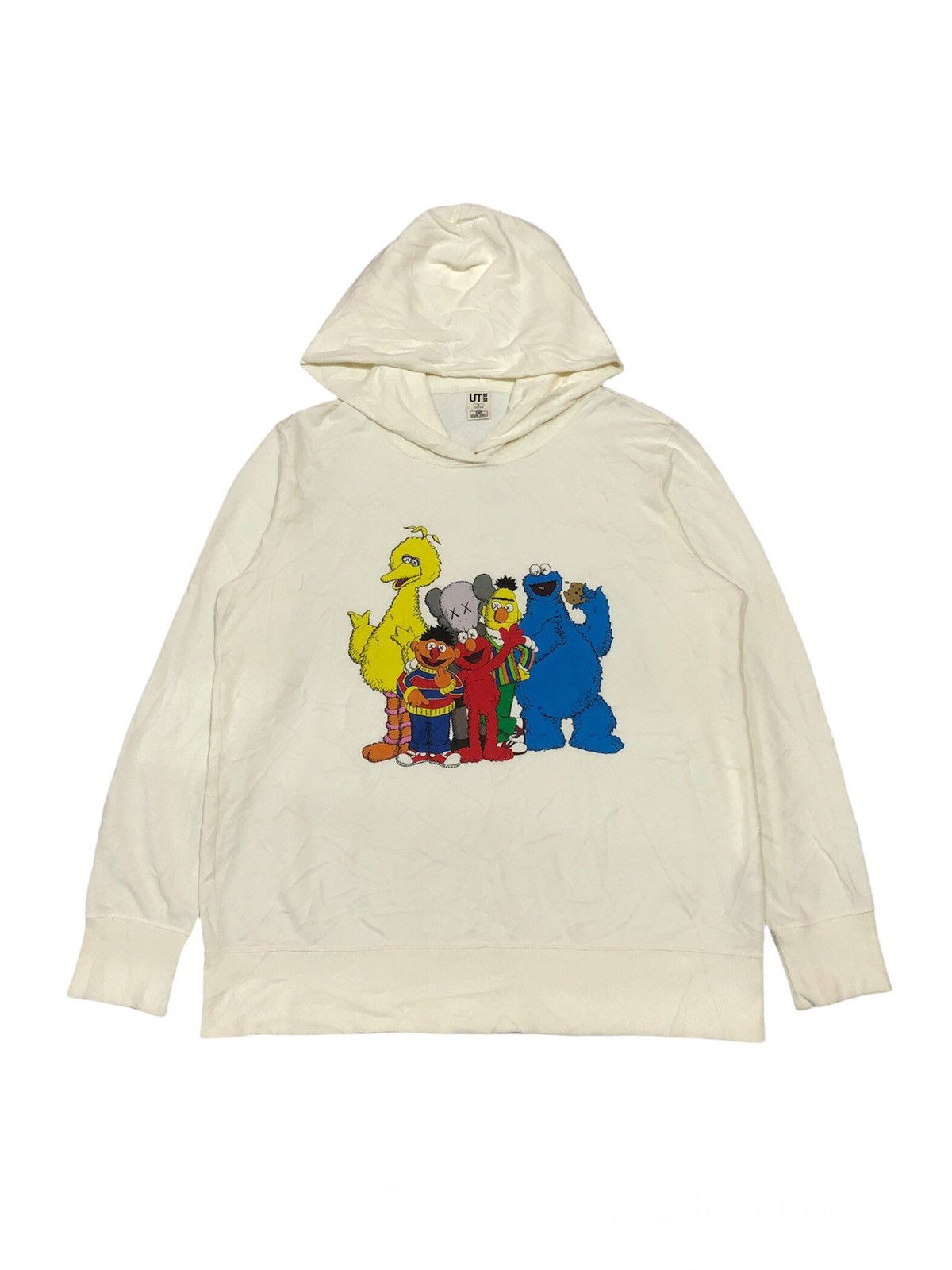 Uniqlo Kaws Sesame Street Pullover Hoodie Grailed