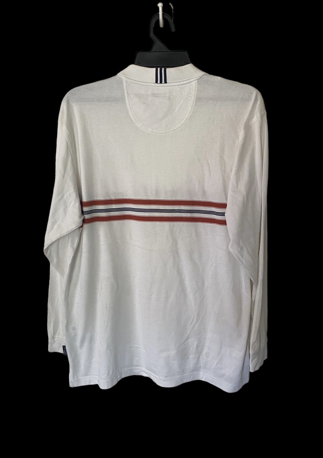 Adidas Vintage Adidas Climalite Striped Long Sleeve Shirt Size US L / EU 52-54 / 3 - 2 Thumbnail