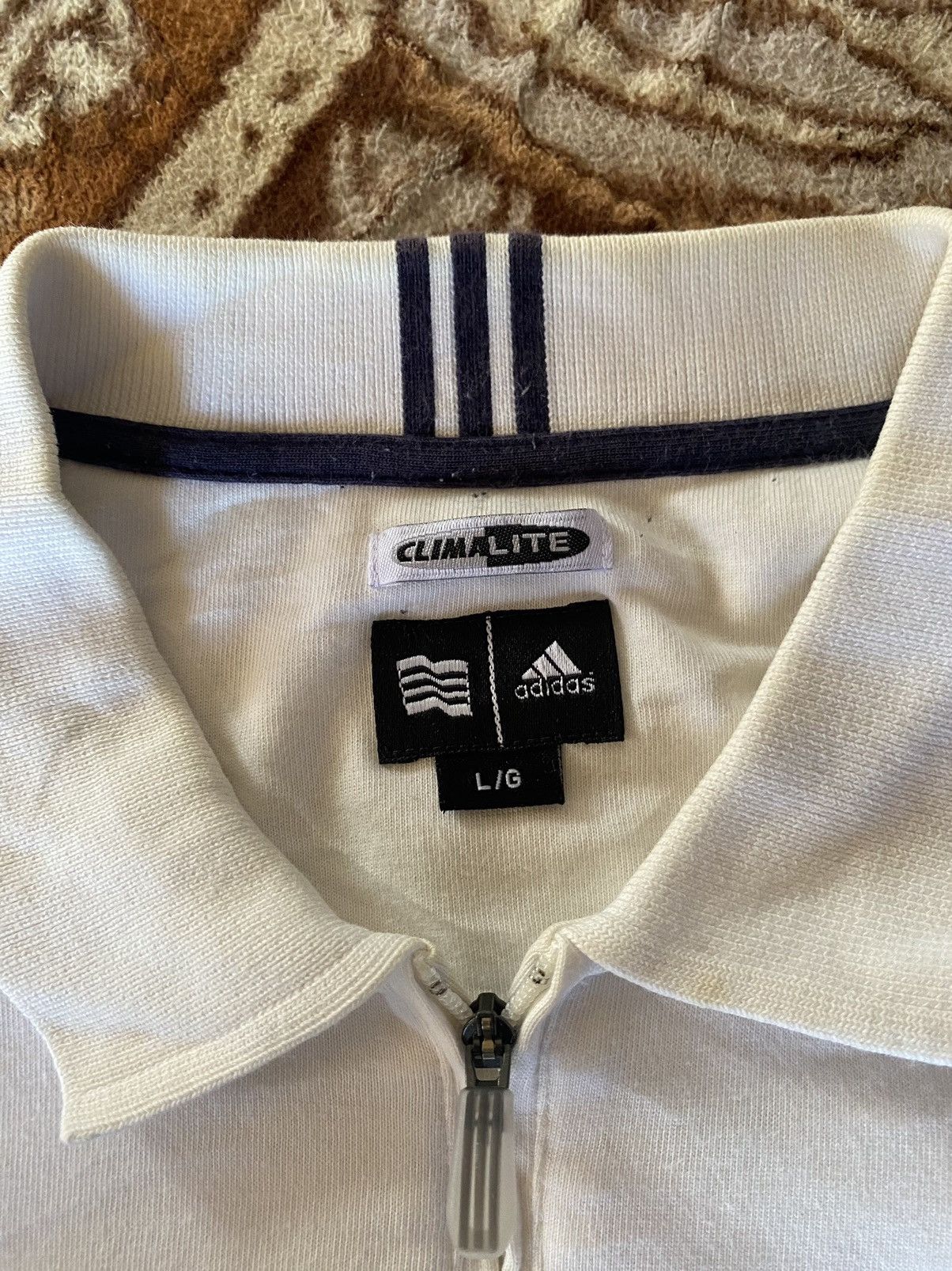 Adidas Vintage Adidas Climalite Striped Long Sleeve Shirt Size US L / EU 52-54 / 3 - 7 Thumbnail