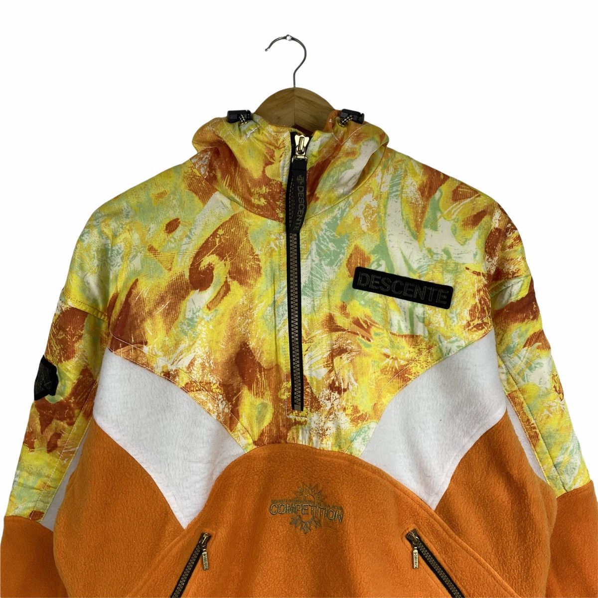 Descente × Vintage VINTAGE DESCENTE COMPETITION CENTER LOGO FLEECE HOODIE Size US L / EU 52-54 / 3 - 5 Thumbnail