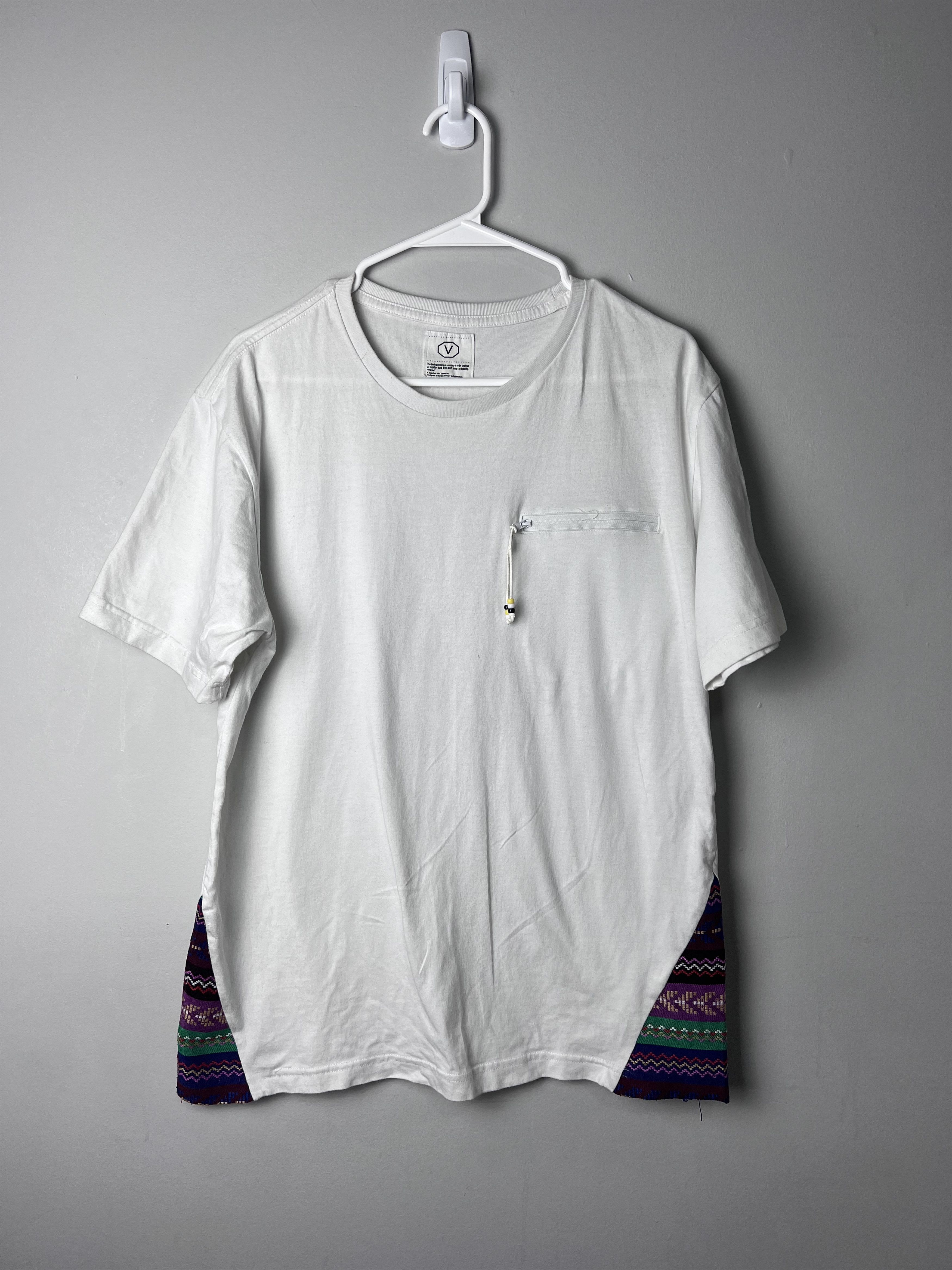 image of Visvim - Pocket Tee - Native Knit Inseam in White, Men's (Size Small)