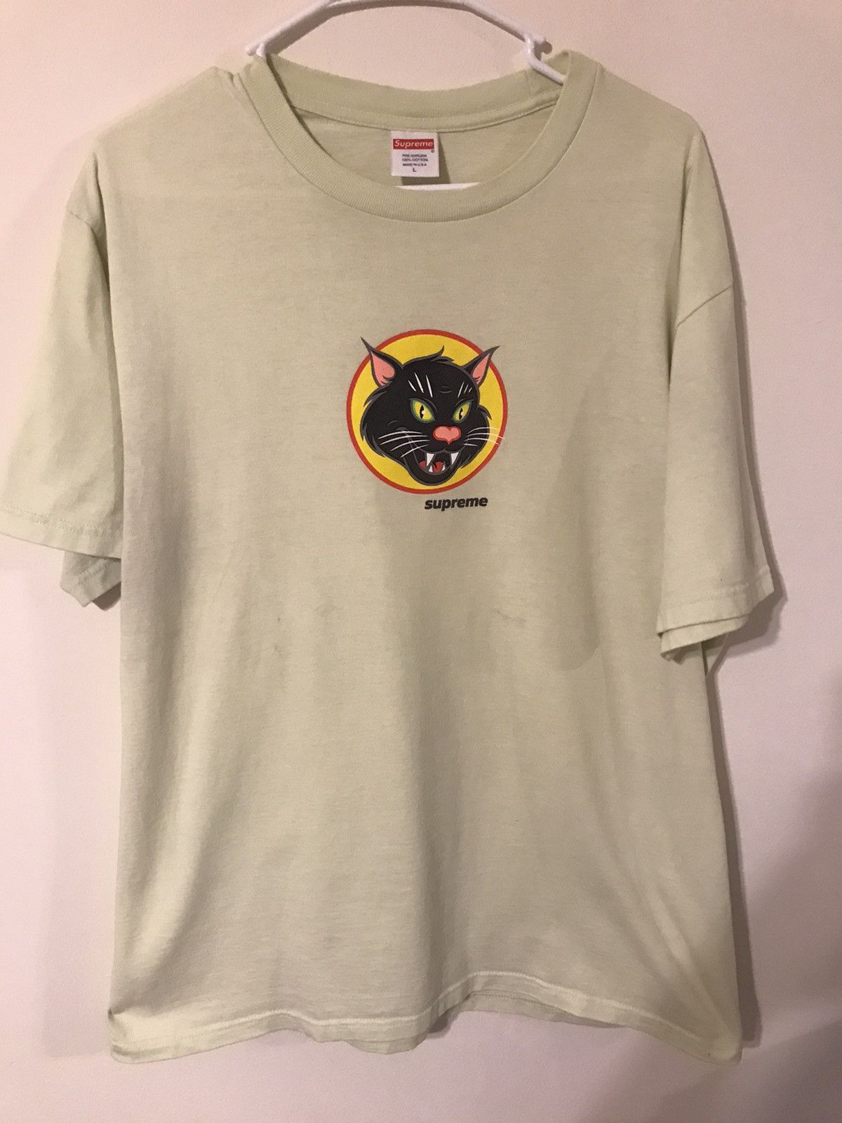 Supreme Supreme Black Cat Tee Size US L / EU 52-54 / 3 - 1 Thumbnail