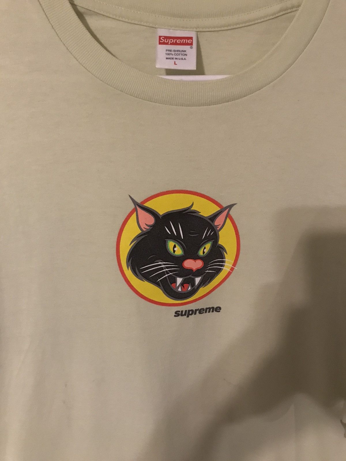 Supreme Supreme Black Cat Tee Size US L / EU 52-54 / 3 - 2 Thumbnail
