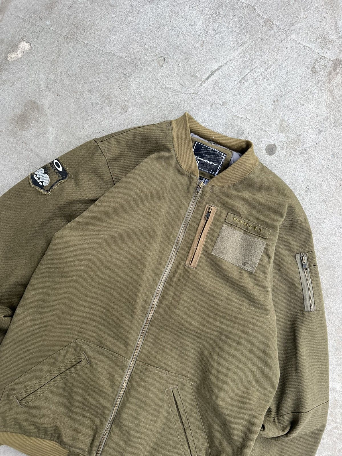 image of Archival Clothing x Oakley Vintage Archival Oakley Jacket Military in Khaki, Men's (Size 2XL)