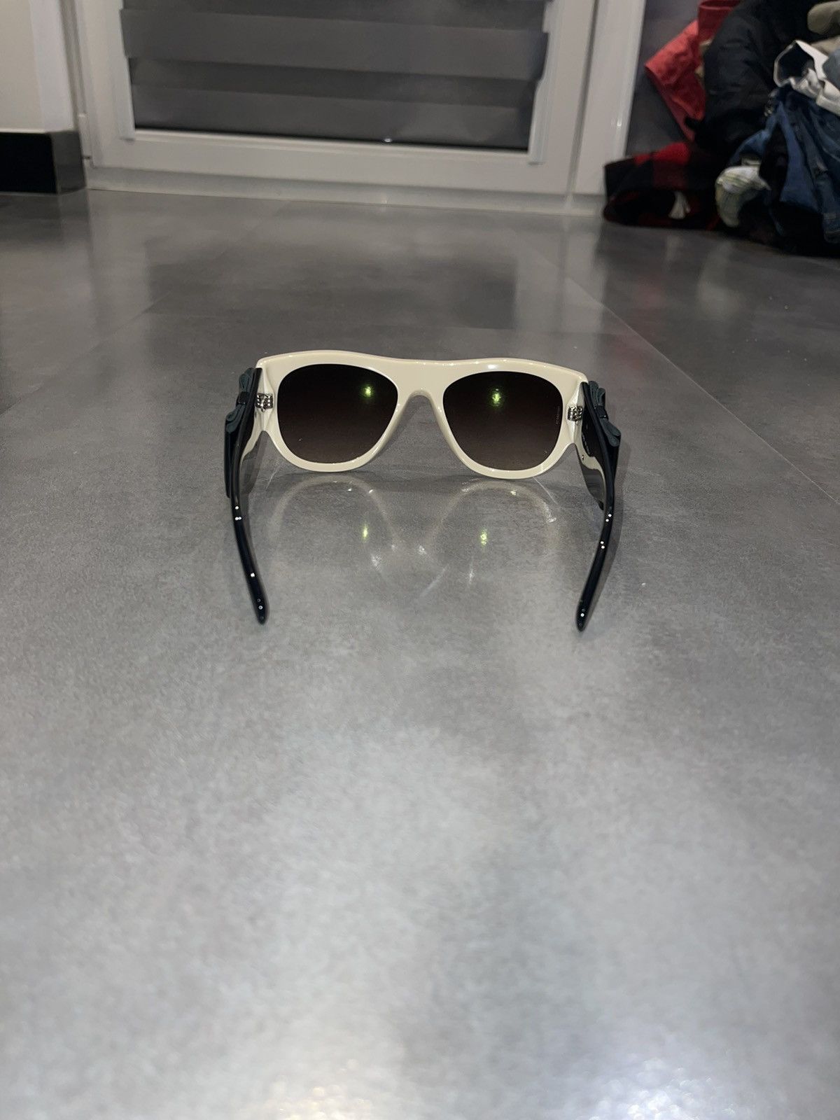 Chanel Chanel 5276-Q C.528/S5 Cream Black Sunglasses Size ONE SIZE - 9 Thumbnail