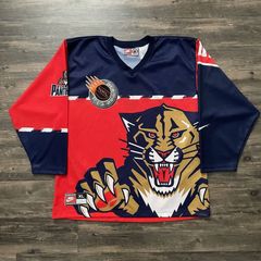 Vintage Rare Florida Panthers Nike Street NHL Hockey Jersey L 