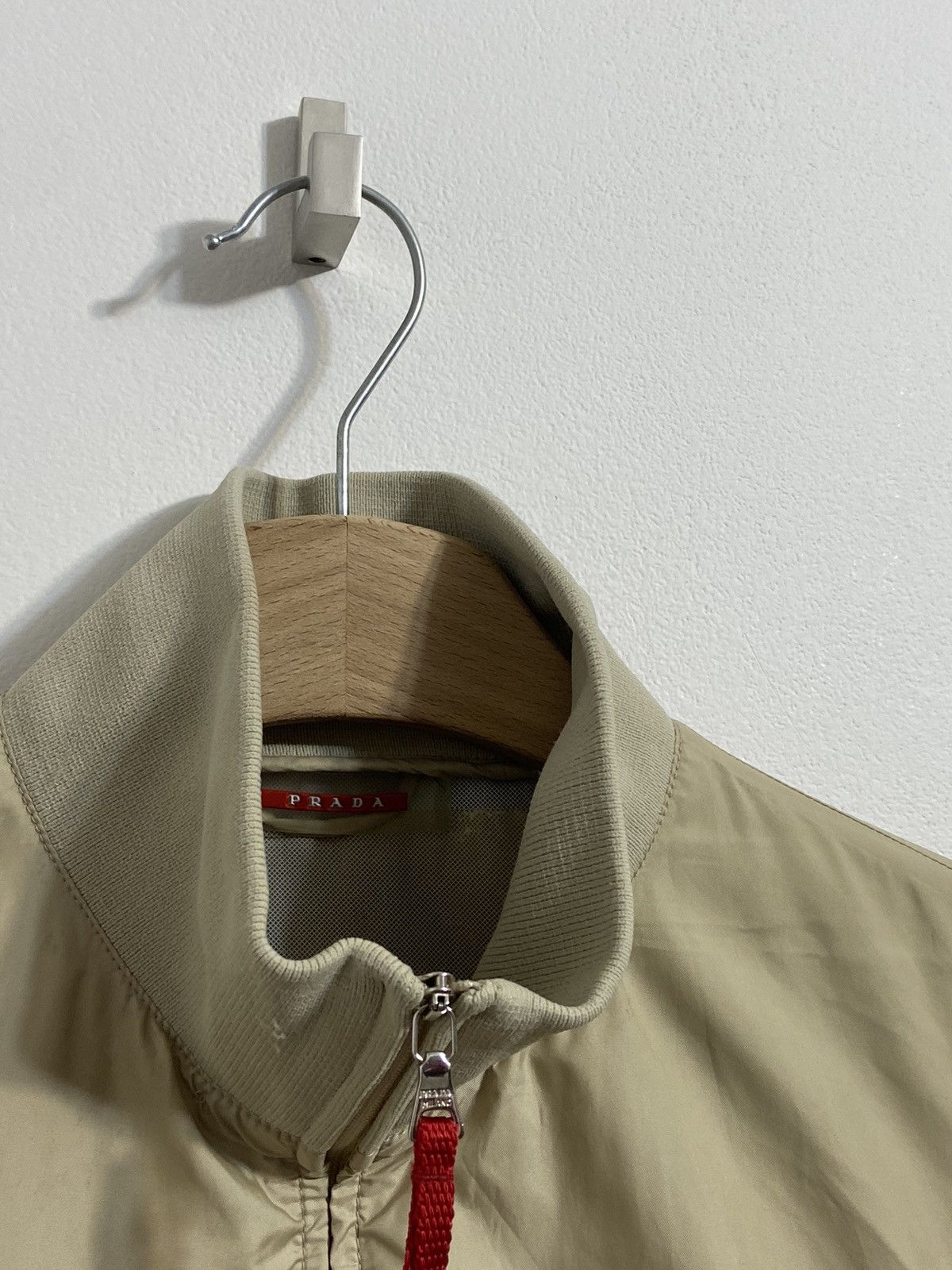Prada Prada Nylon Bomber Jacket Womens Lightweight Zip Up Size 42 Size S / US 4 / IT 40 - 3 Thumbnail