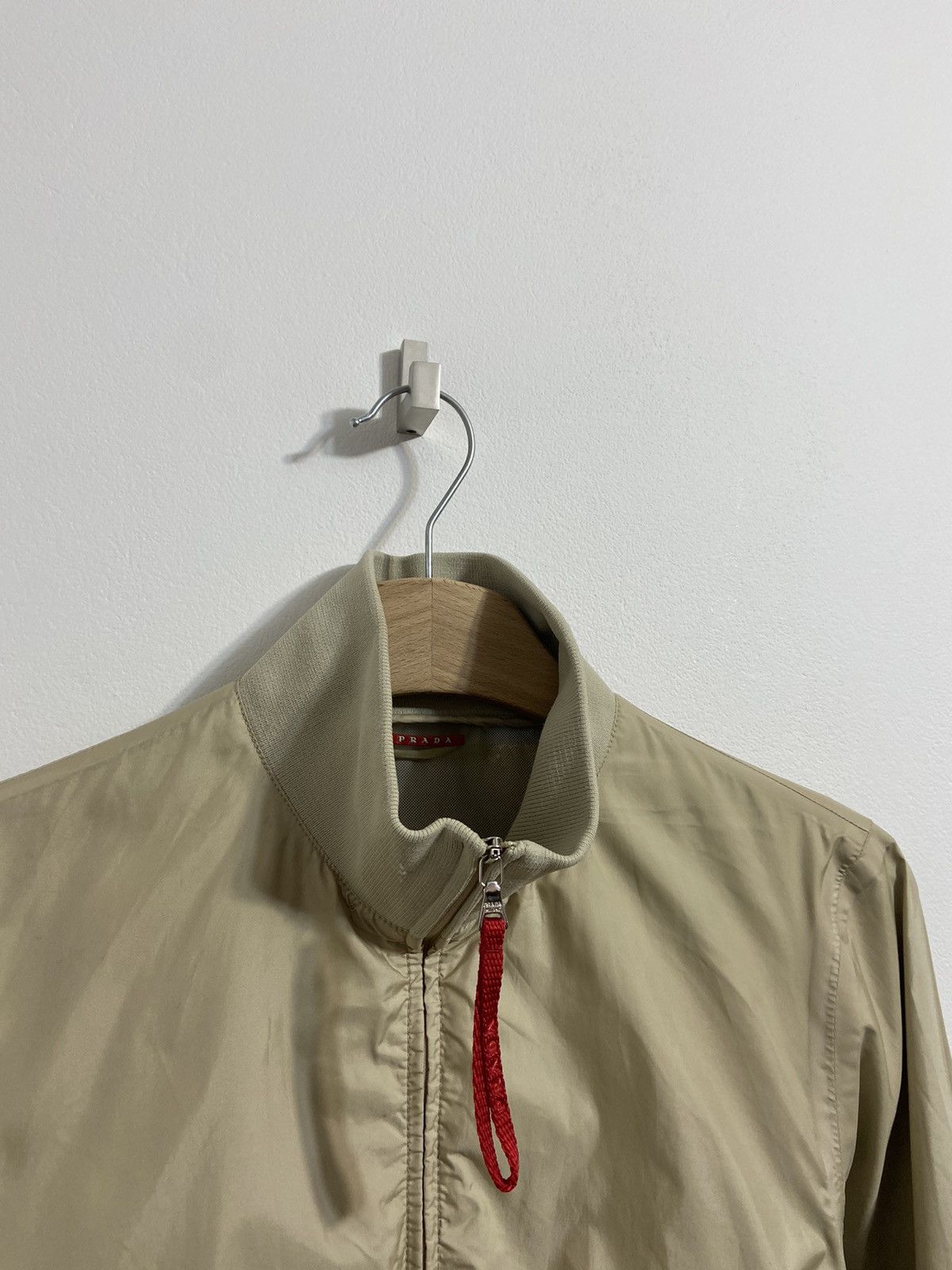 Prada Prada Nylon Bomber Jacket Womens Lightweight Zip Up Size 42 Size S / US 4 / IT 40 - 2 Thumbnail