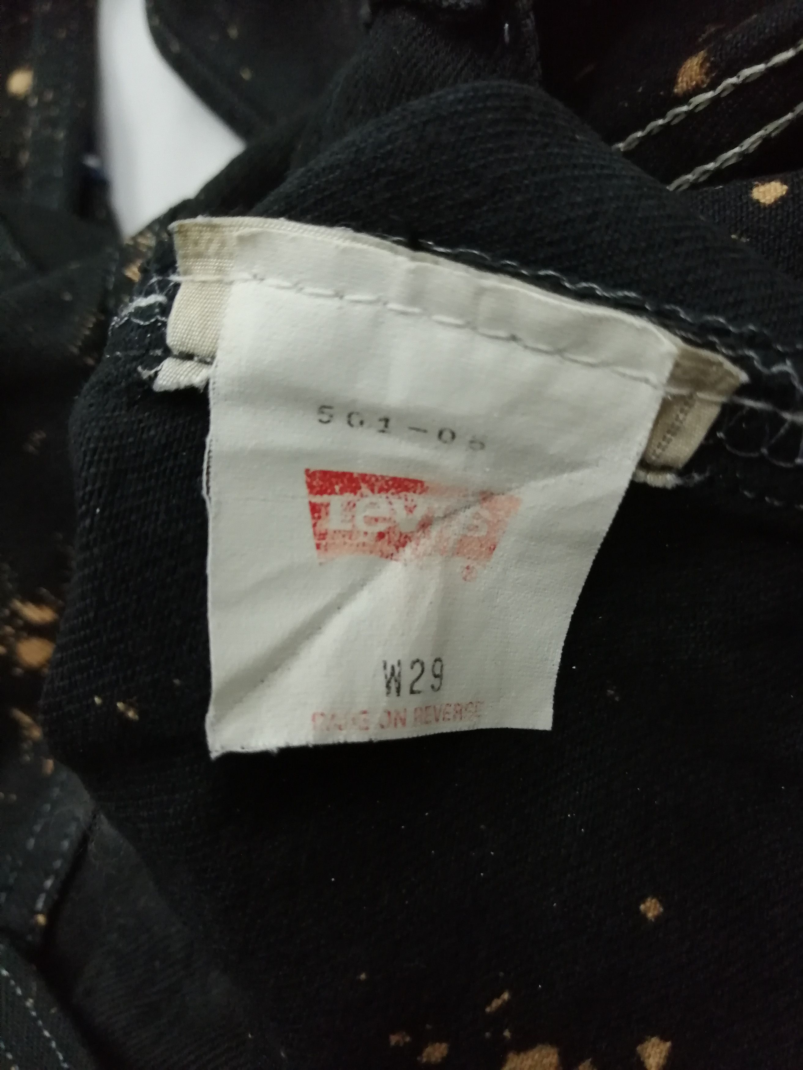 Levi's 🔥 Recustome Levi's Patchwork Distressed Asid Wash Jeans Size US 28 / EU 44 - 9 Thumbnail