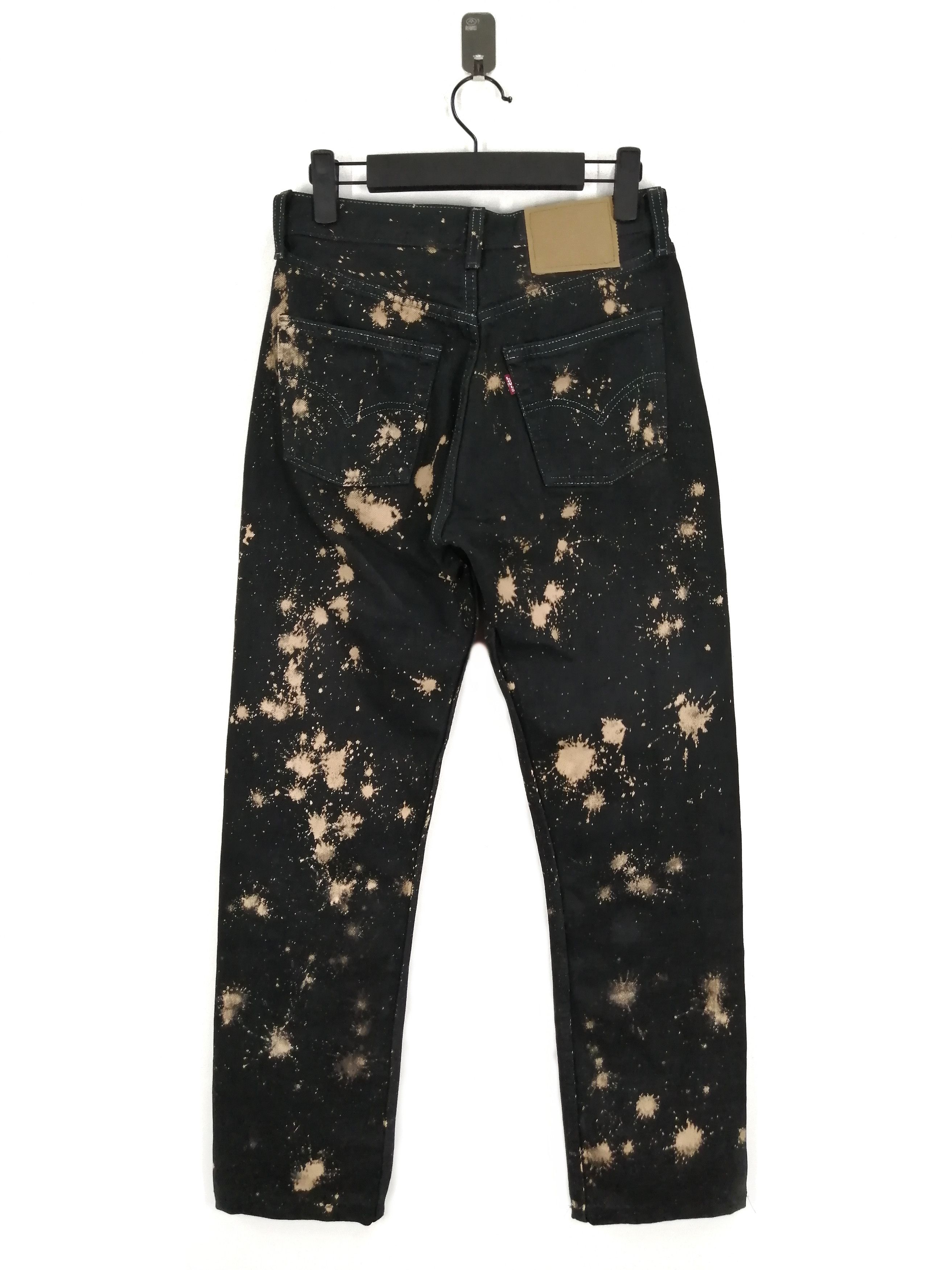 Levi's 🔥 Recustome Levi's Patchwork Distressed Asid Wash Jeans Size US 28 / EU 44 - 2 Thumbnail