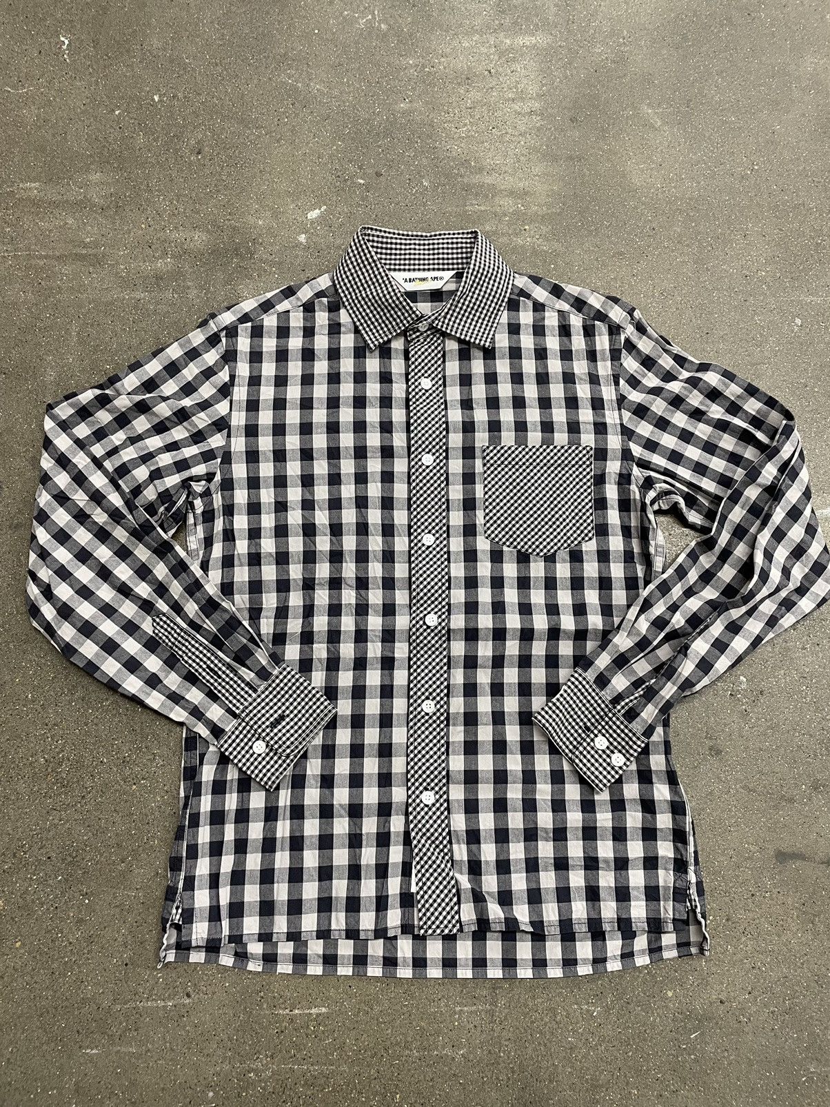 Bape Plaid Check Nigo Era T-Shirt