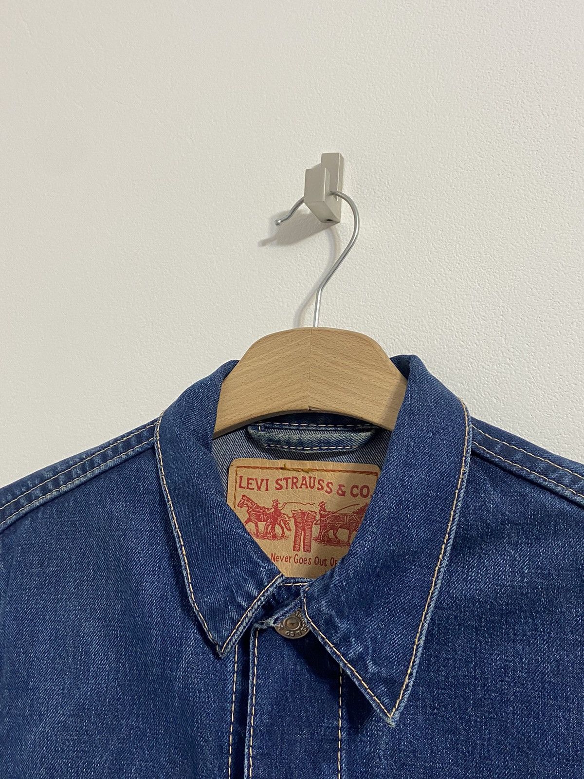 Levi's Levi’s Women Denim Jacket Size L / US 10 / IT 46 - 3 Thumbnail