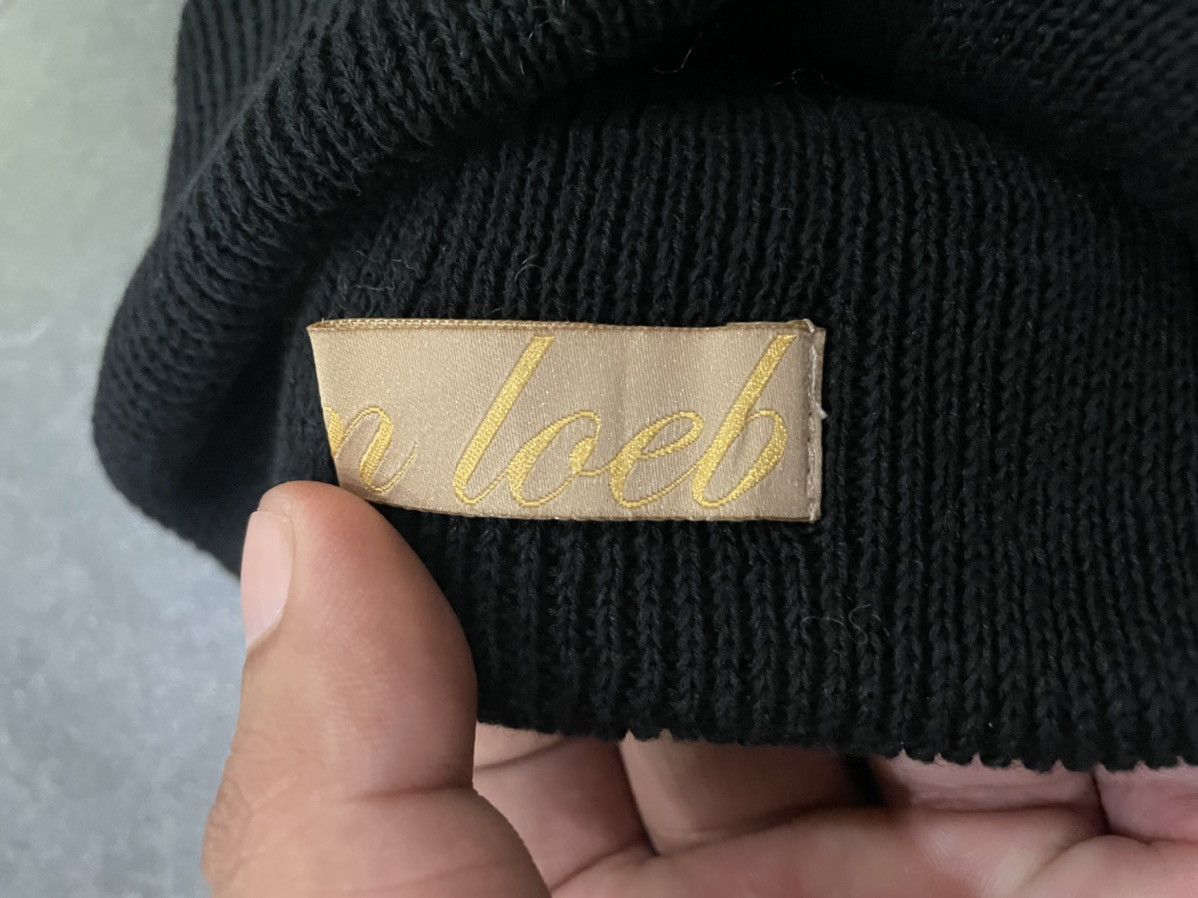 Japanese Brand ILLIAN LOEB BLACK BEANIE Size ONE SIZE - 3 Thumbnail