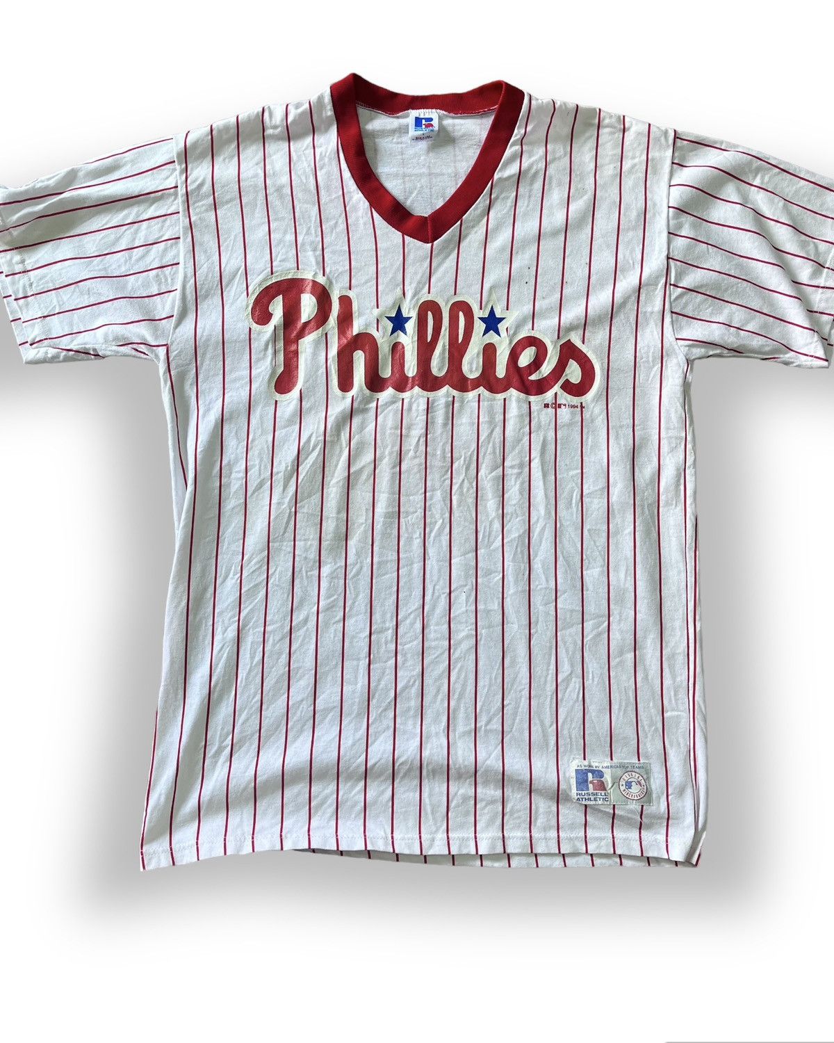 MLB × Russell Athletic × Vintage Vintage 1994 Russell Athletic Phillies Jersey Copyright Size US L / EU 52-54 / 3 - 3 Thumbnail