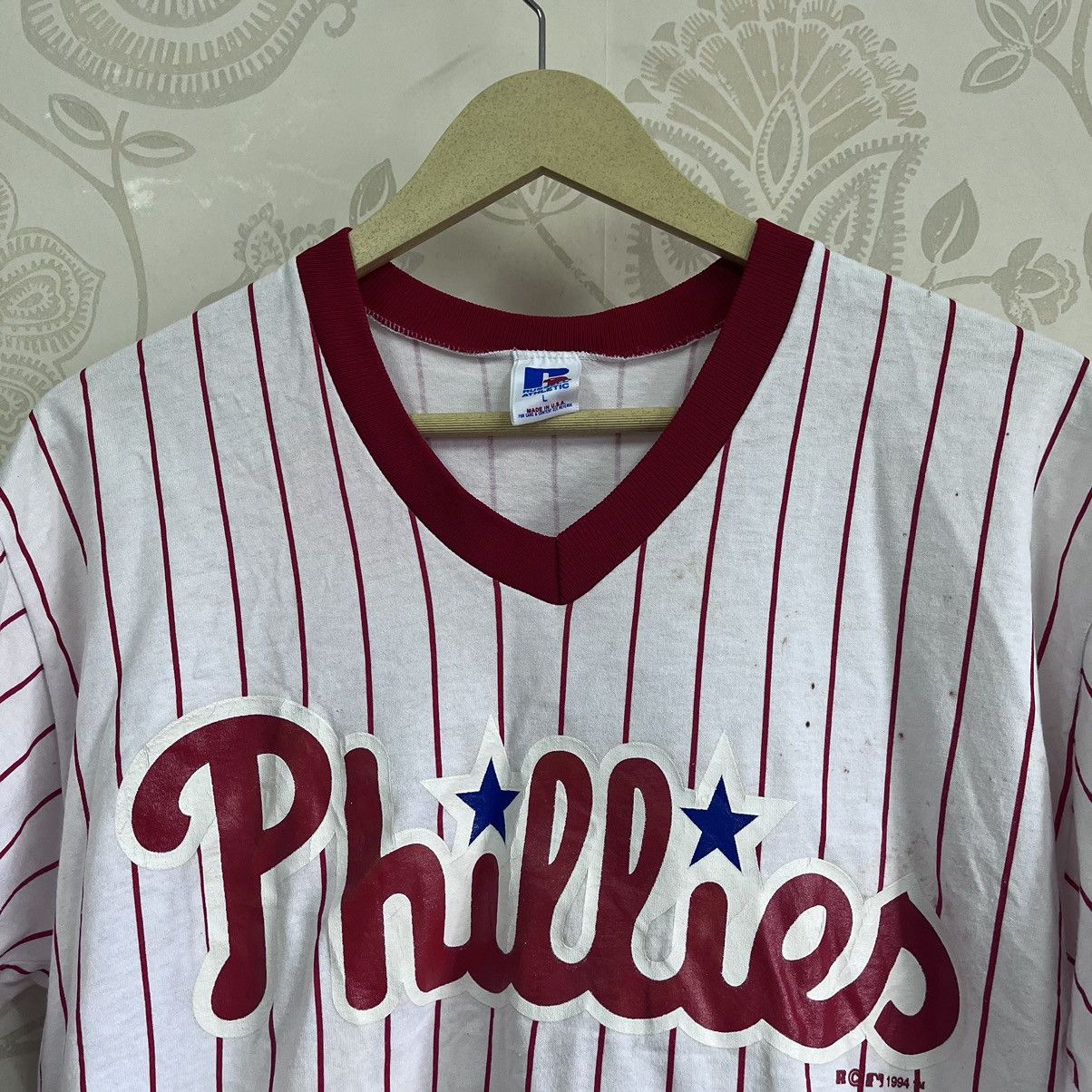 MLB × Russell Athletic × Vintage Vintage 1994 Russell Athletic Phillies Jersey Copyright Size US L / EU 52-54 / 3 - 17 Thumbnail