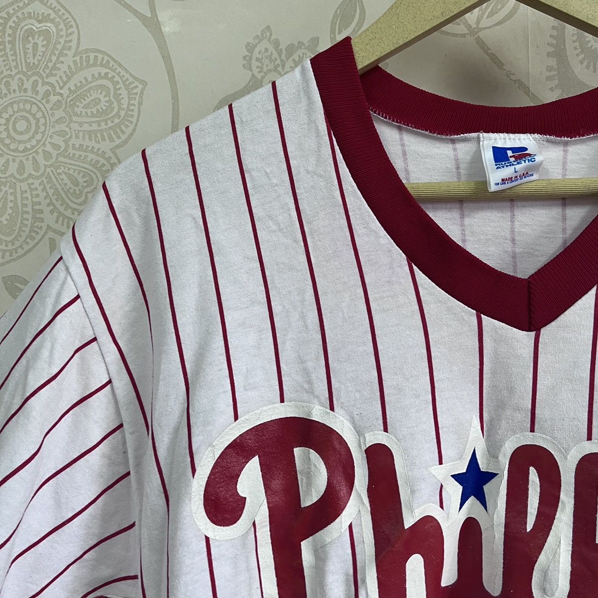 MLB × Russell Athletic × Vintage Vintage 1994 Russell Athletic Phillies Jersey Copyright Size US L / EU 52-54 / 3 - 8 Thumbnail