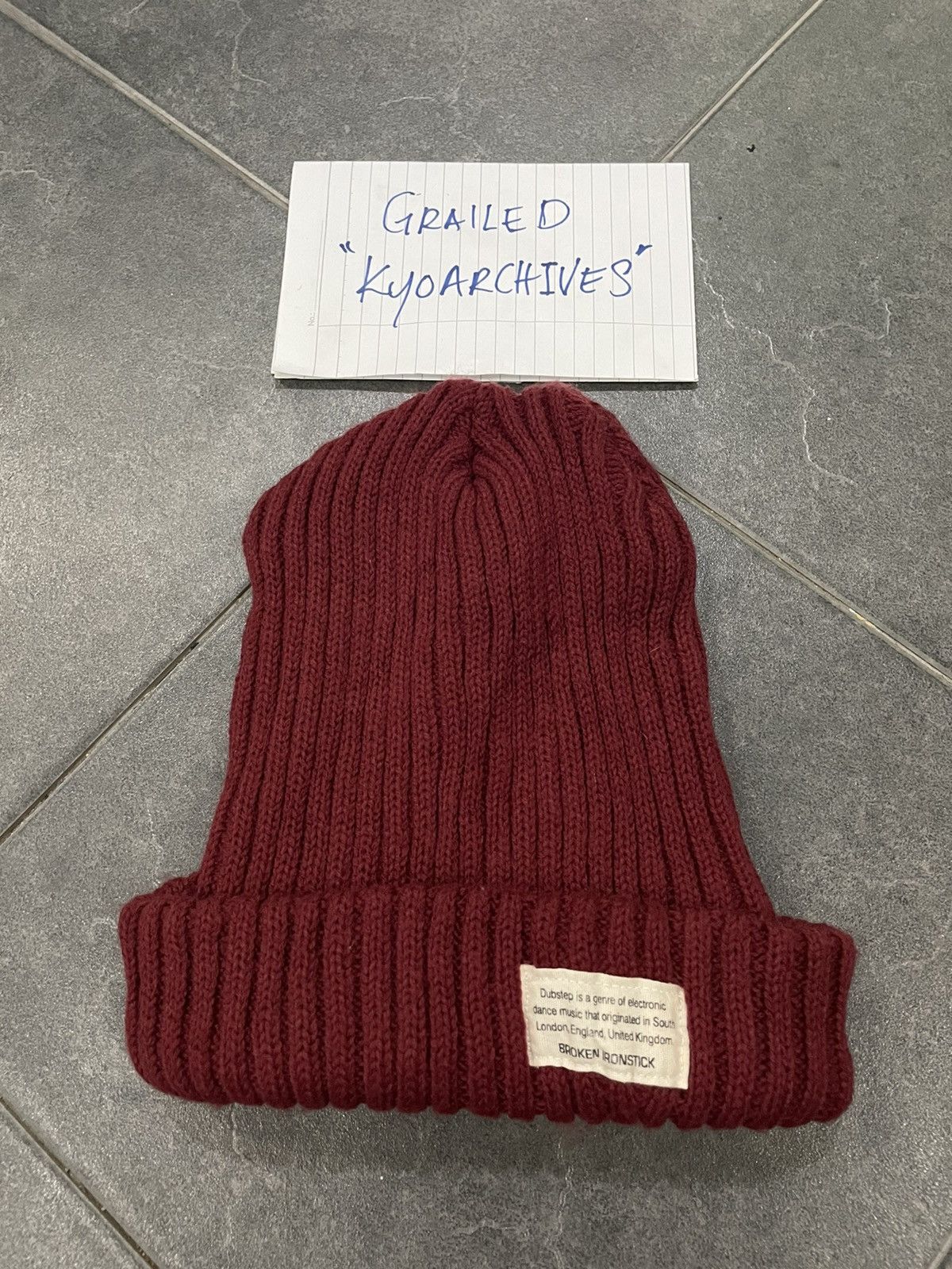 Japanese Brand DUBSTEP BROKEN IRONSTICK BEANIE Size ONE SIZE - 1 Thumbnail