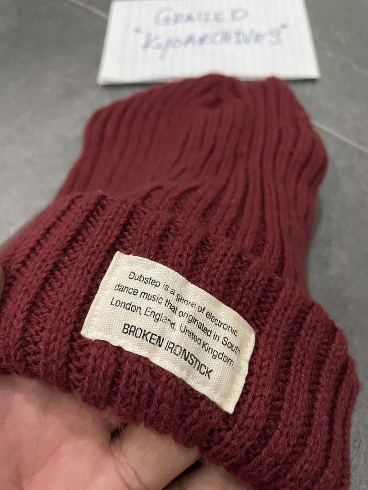 Japanese Brand DUBSTEP BROKEN IRONSTICK BEANIE Size ONE SIZE - 2 Thumbnail