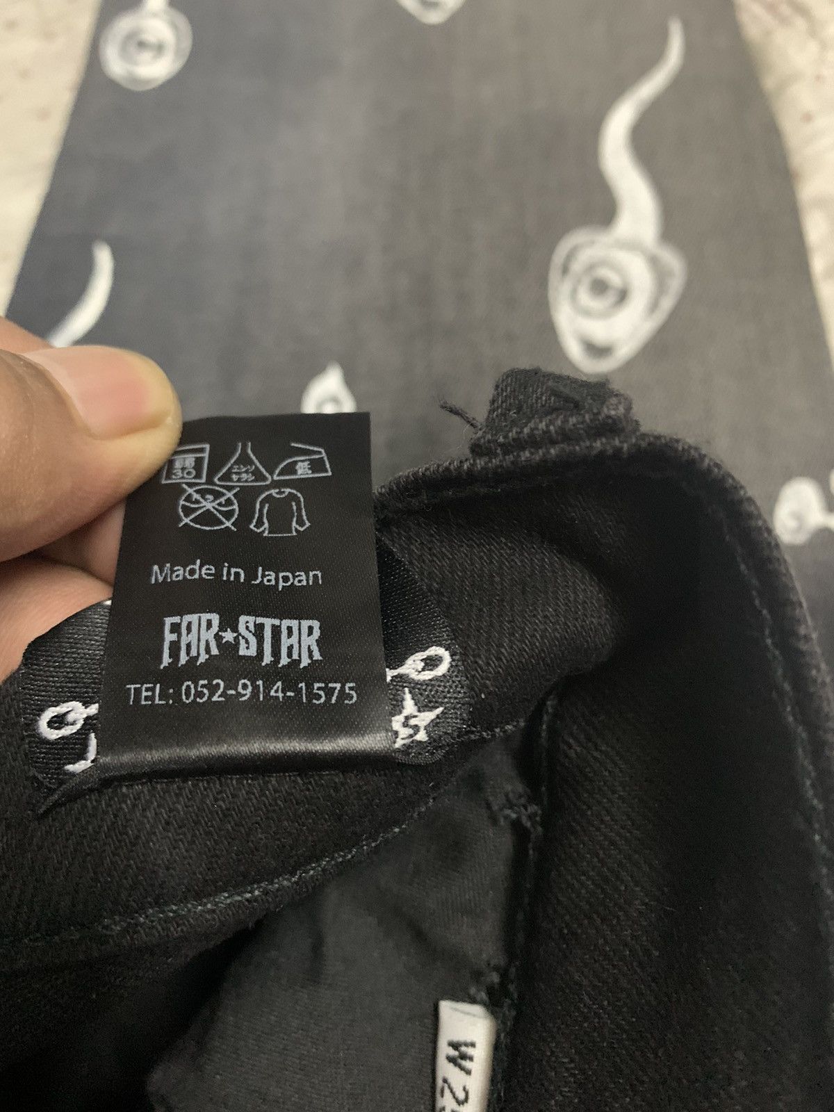 Designer × Japanese Brand BNWT Far Star Japanese Unisex Skinny Stretch Denim Jeans Size 26" / US 2 / IT 38 - 9 Thumbnail