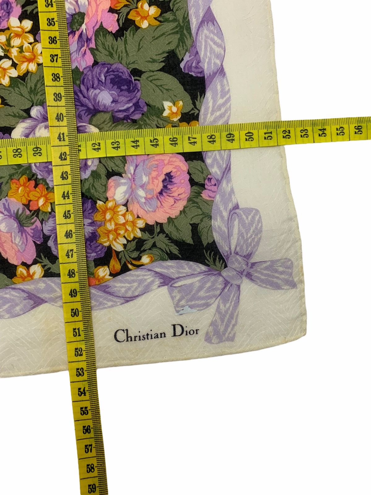 Christian Dior Monsieur Christian Dior Handkerchief Bandana Neckerchief / turban Size ONE SIZE - 5 Thumbnail