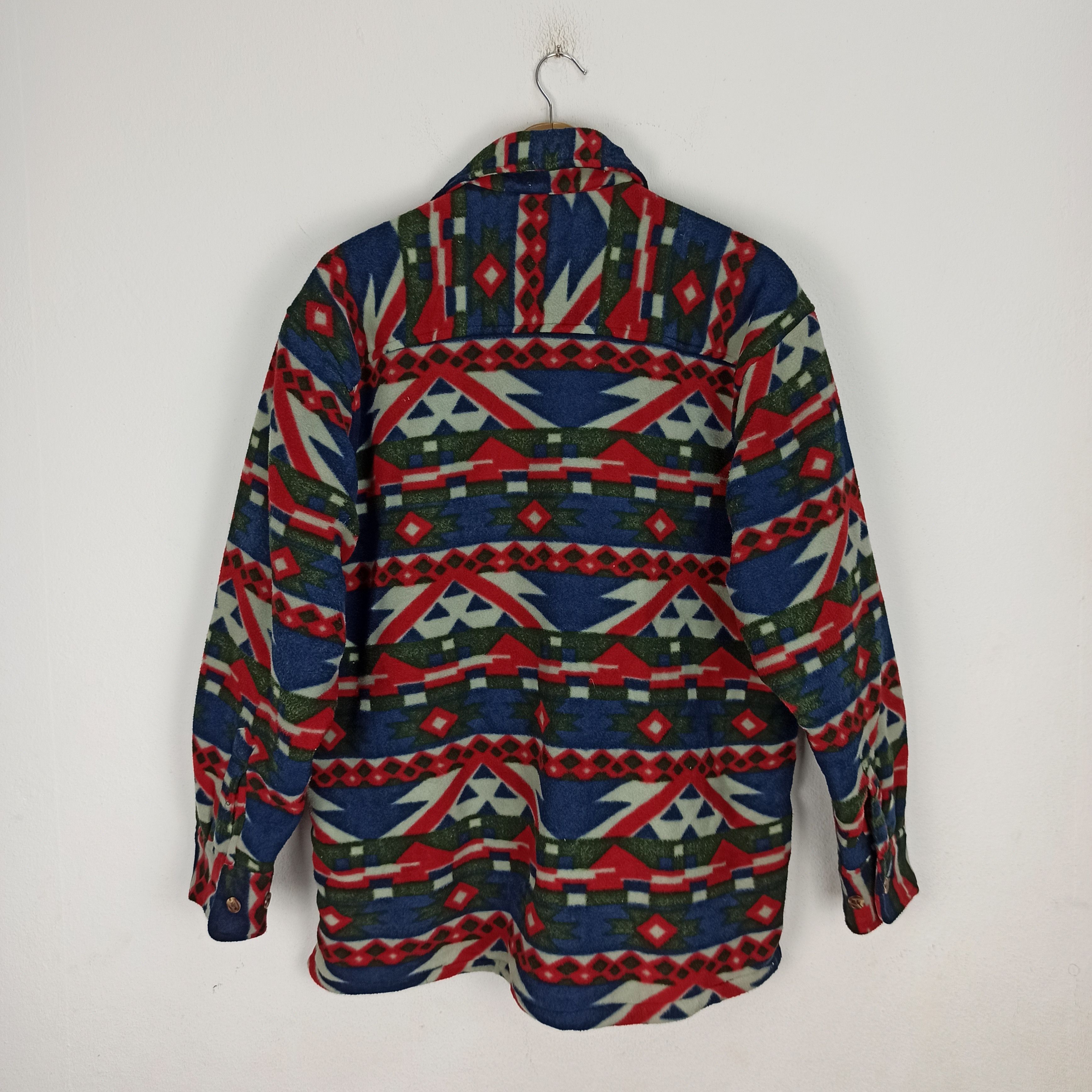 Japanese Brand Vintage🔥 My-Folk Supreme Bliss Navajo Native Polar Fleece Size US L / EU 52-54 / 3 - 4 Thumbnail