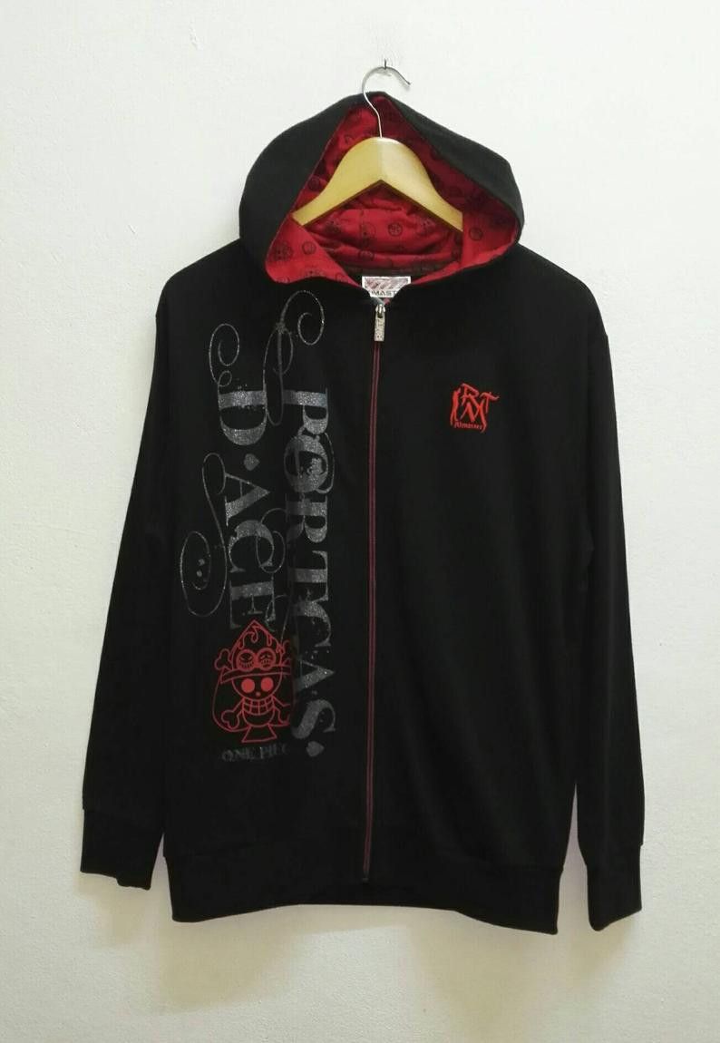 Cartoon Network Vintage🔥 Hoodie Portgas D.Age One Piece Anime Japan Movie Size US L / EU 52-54 / 3 - 2 Thumbnail