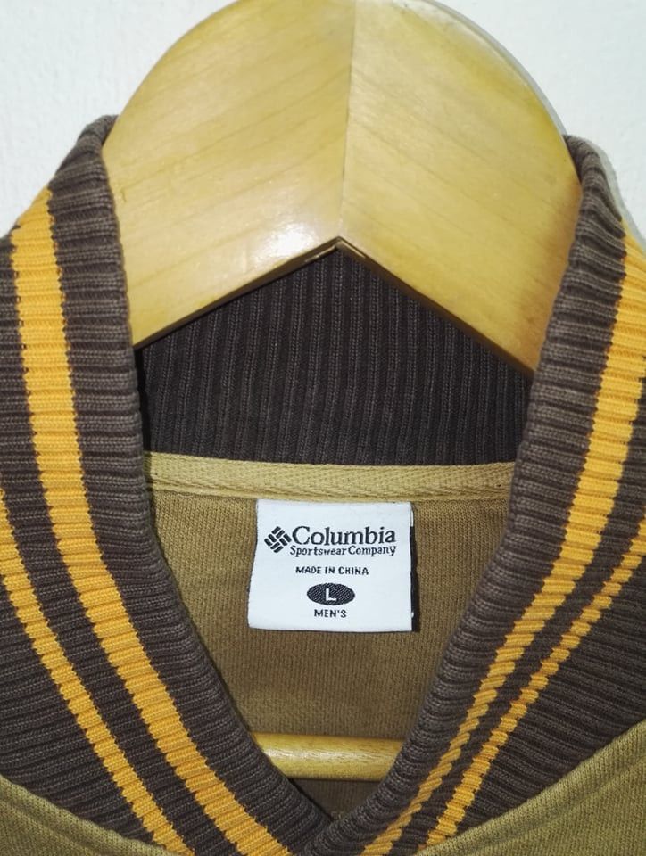 Columbia Vtg🔥 Columbia Versity Jacket Brown Colour (code 9) Size US L / EU 52-54 / 3 - 5 Thumbnail