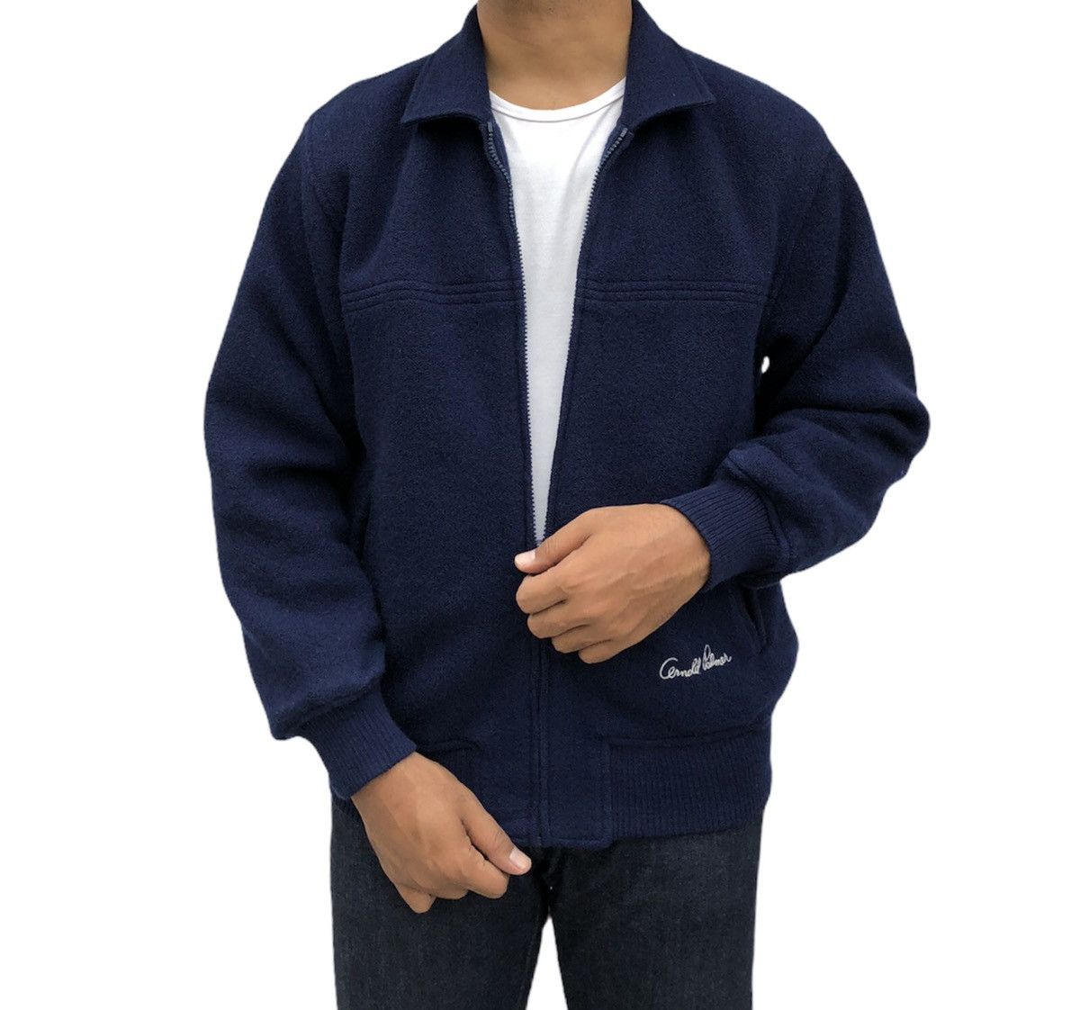 Japanese Brand 🔥Vintage Arnold Palmer Baracuta Bomber Wool Jacket Size US M / EU 48-50 / 2 - 3 Thumbnail