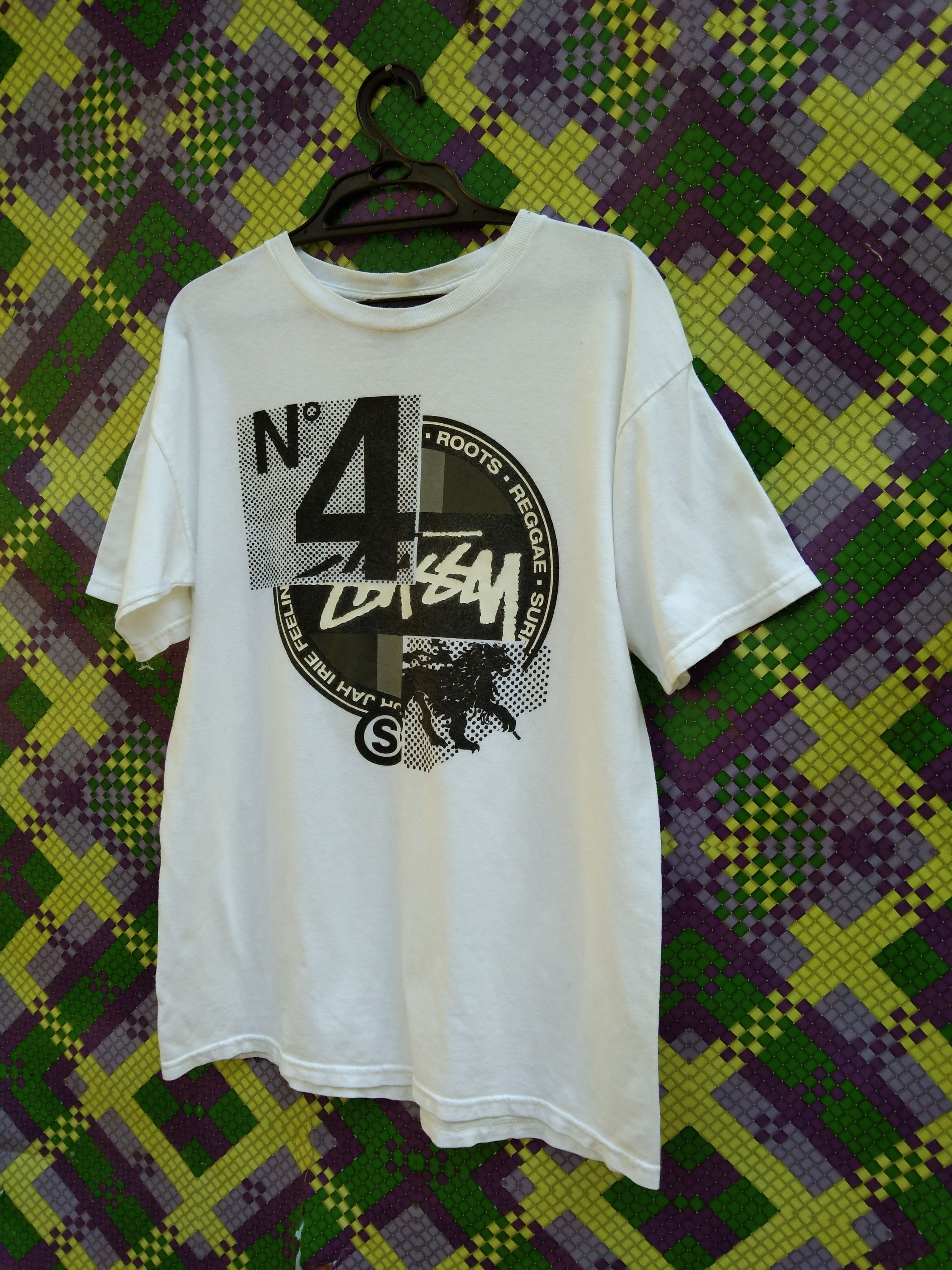 Stussy VINTAGE Y2K STUSSY ROOTS REGGAE T-SHIRT Size US M / EU 48-50 / 2 - 2 Thumbnail